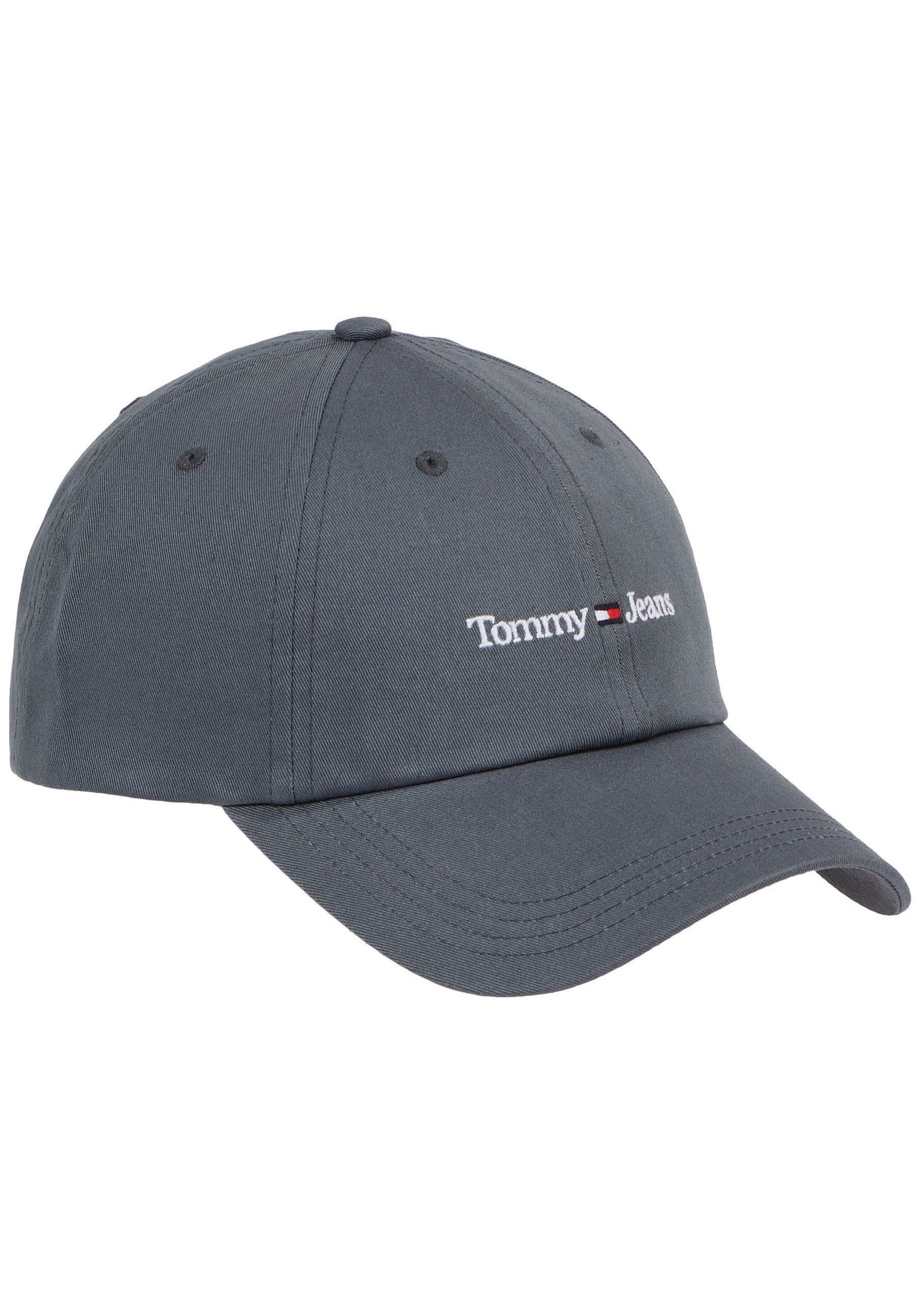 mit Baseball dezentem Jeans Logo-Branding Cap Tommy Superior Steel