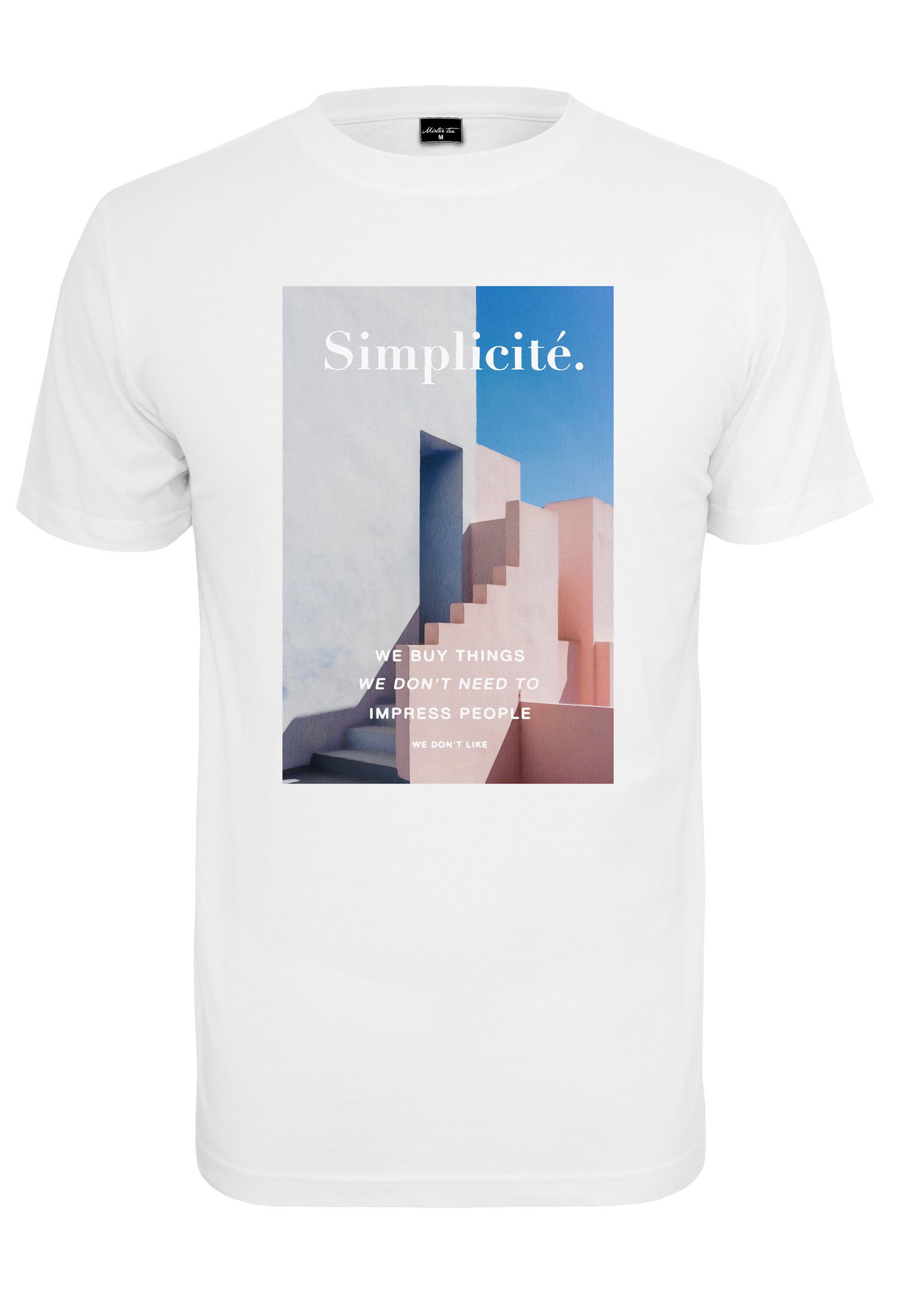 MisterTee Kurzarmshirt Simplicite (1-tlg) Herren Tee