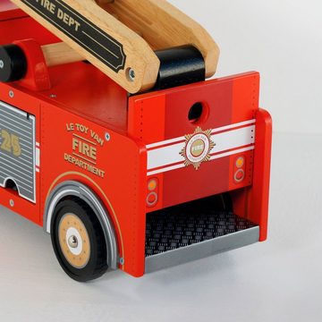 Le Toy Van Spielzeug-Feuerwehr Feuerwehrauto Set aus Holz