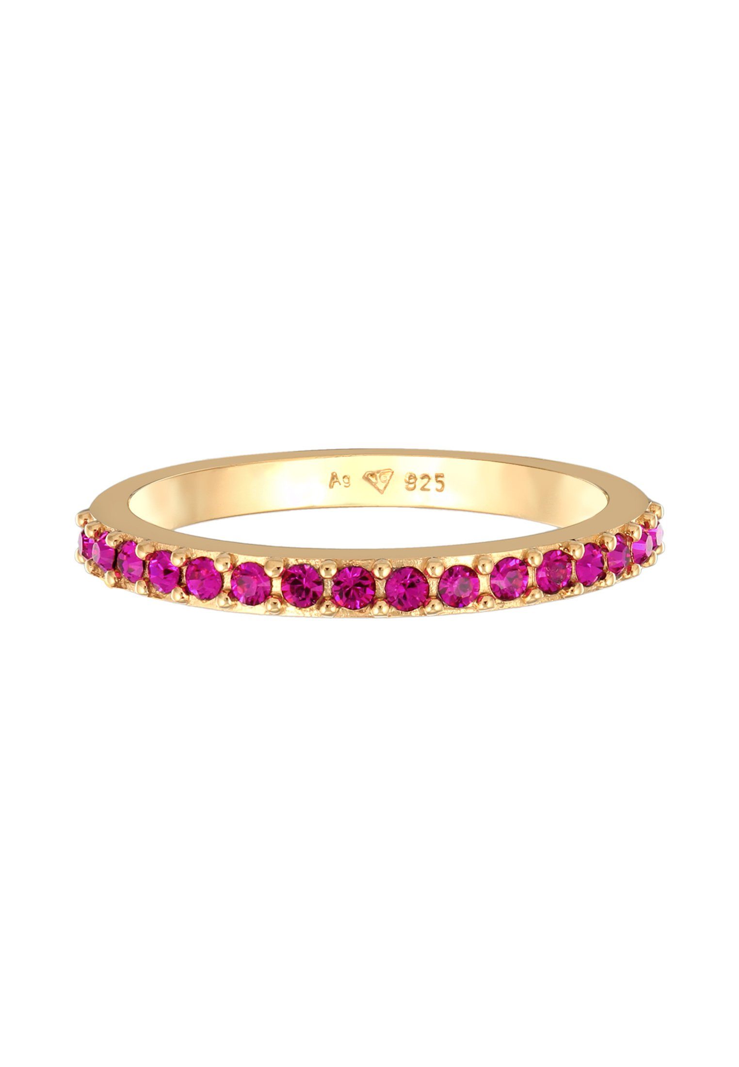 Elli Fingerring Memoire Verlobung Kristalle 925 günstig online kaufen
