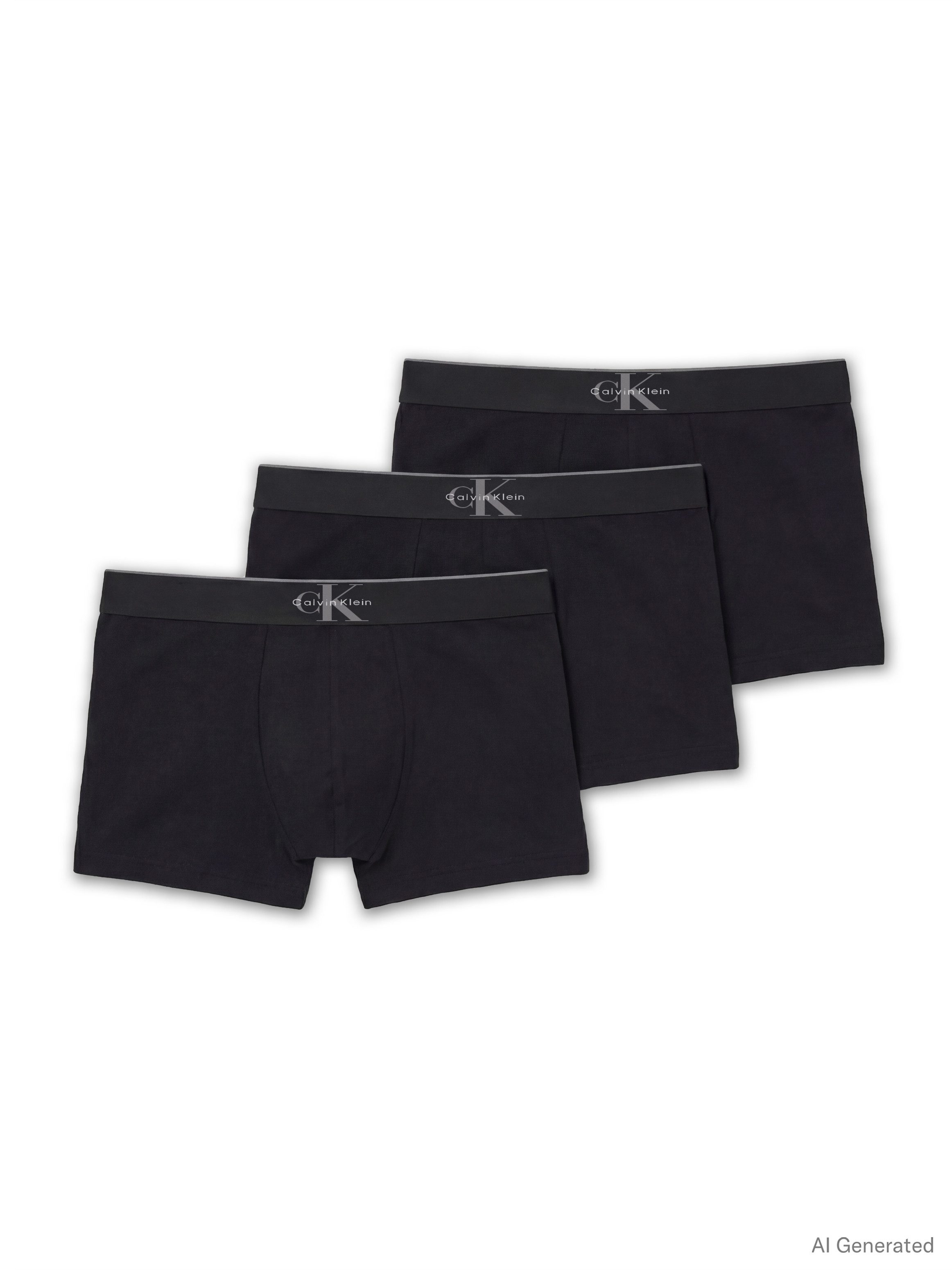 Calvin Klein Underwear Trunk Trunk 3PK (Packung, 3er-Pack) Körpernahe Passform mit elastischem Bund