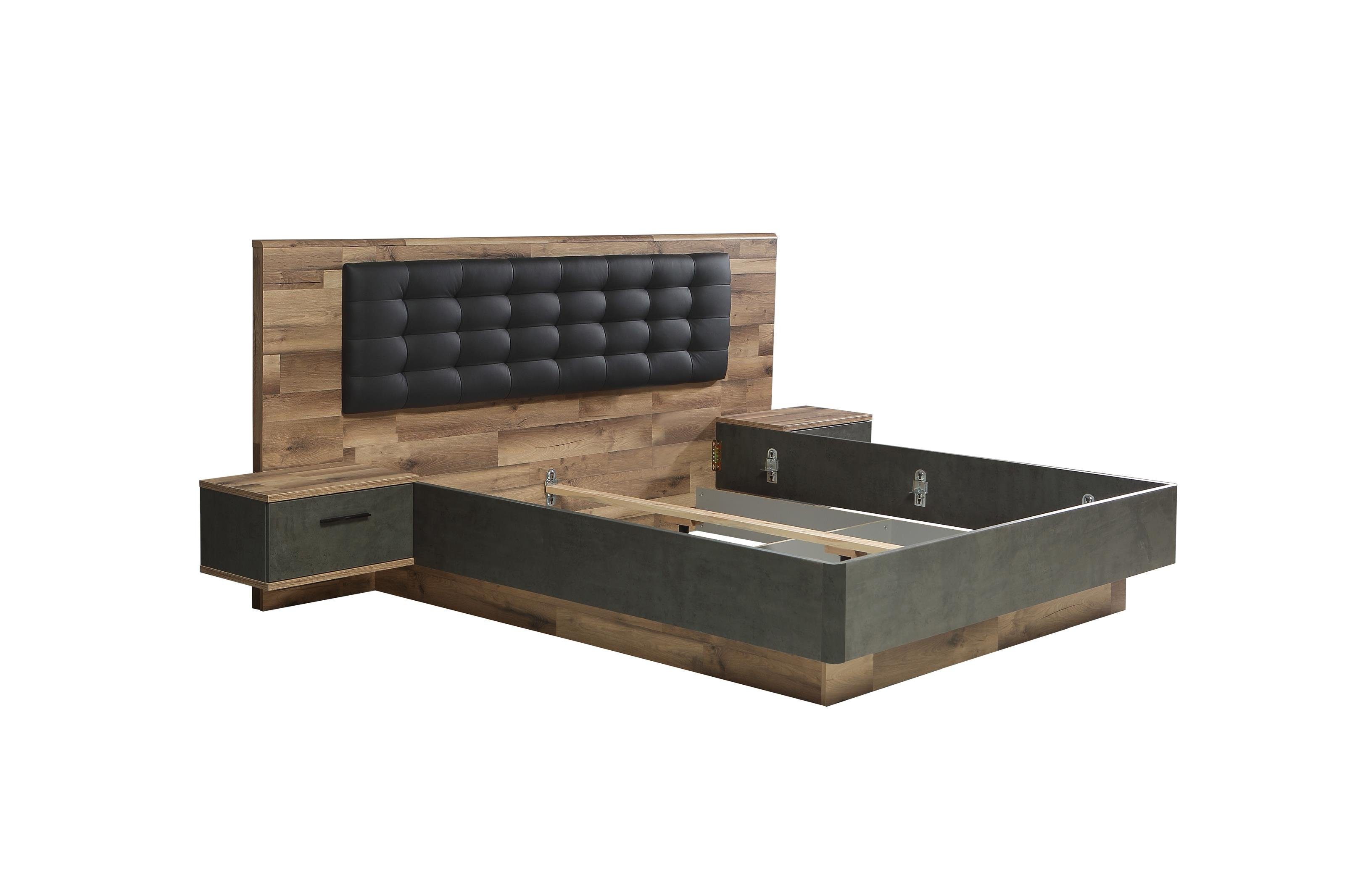 freiraum Bett Rhodos, 296,5 x 120 x 209,9 cm (B/H/T)