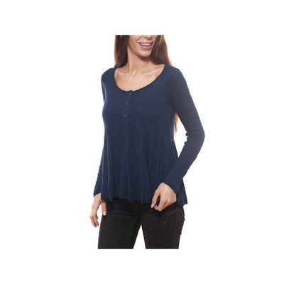 Funky Buddha Longpullover blau (1-tlg)