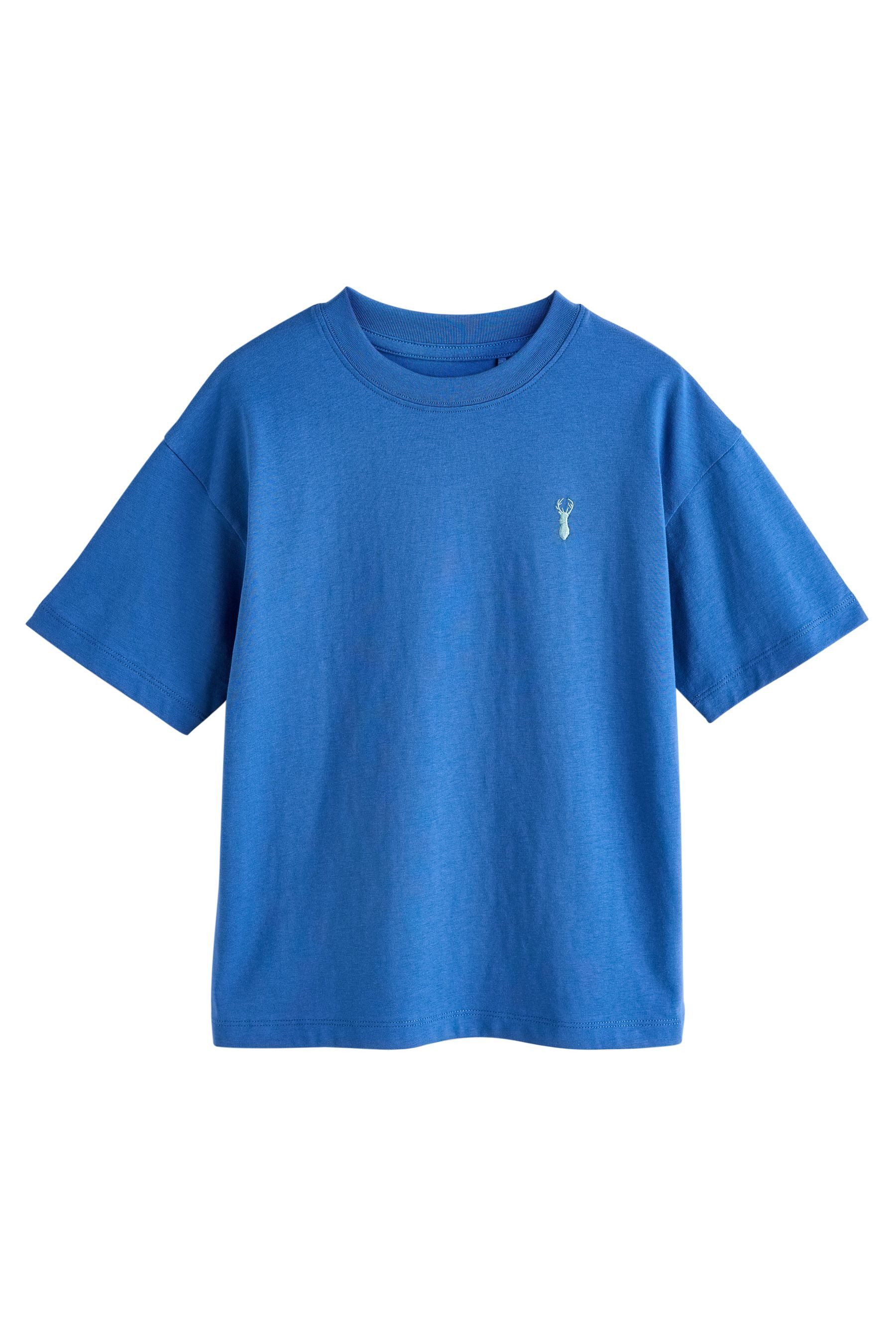 Next T-Shirt Relaxed Fit T-Shirts aus 100 % Baumwolle, 4er-Pack (4-tlg) – Bild 3 von 5