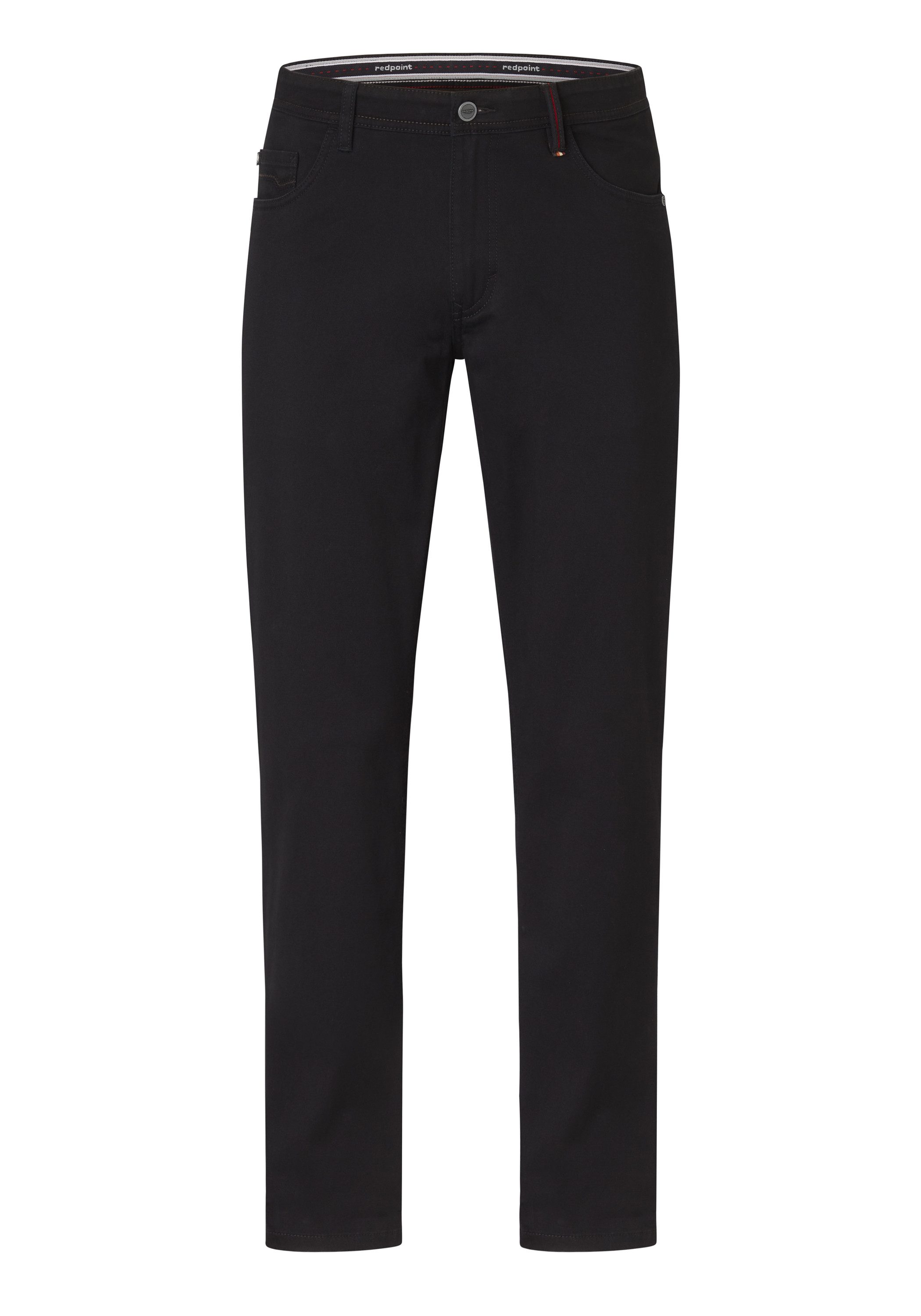 Redpoint Stoffhose MONTREAL Straight Fit 5-Pocket Hose mit elastischem Bund günstig online kaufen