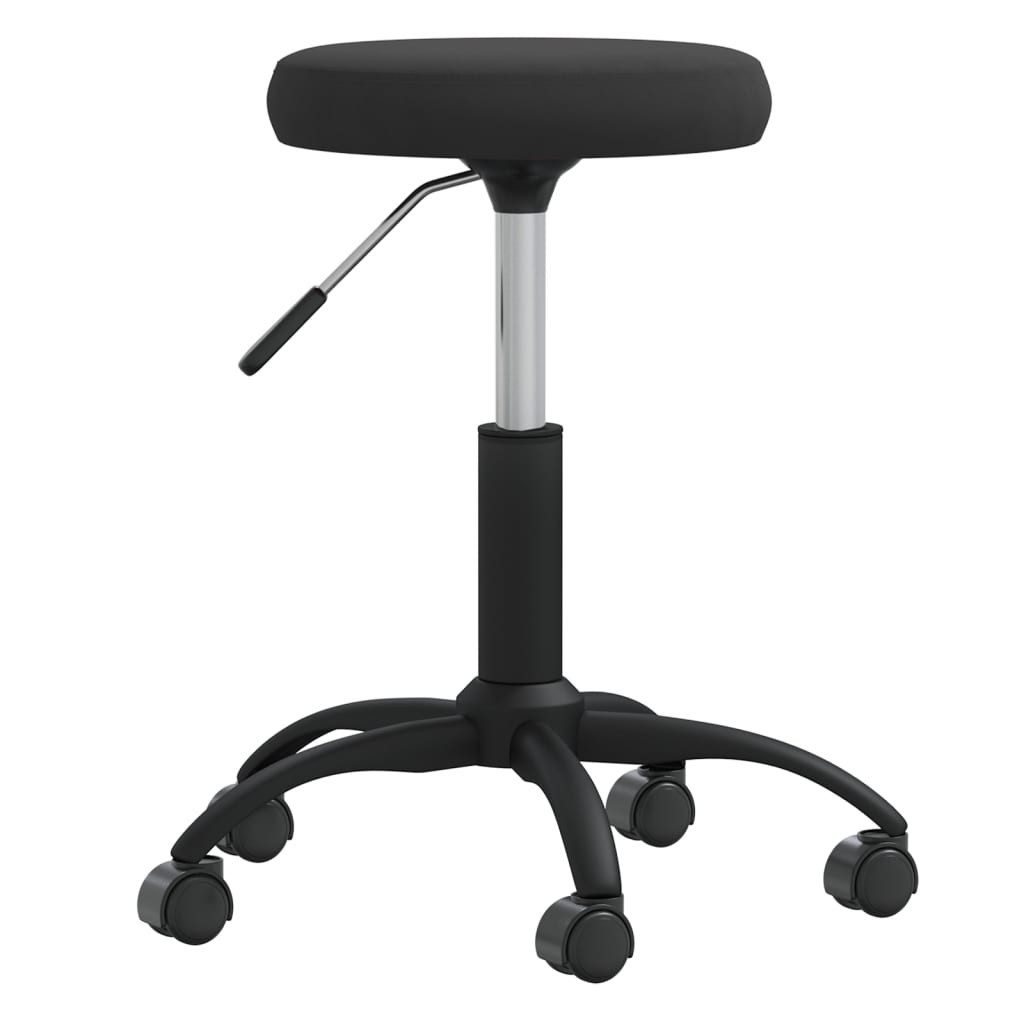 vidaXL Bürostuhl Bürostuhl Drehbar Schwarz Samt (1 St)