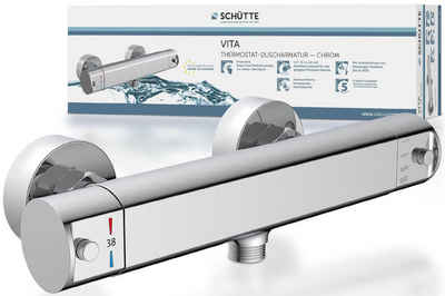Schütte Brausethermostat VITA wassersparende Eco-Stopp-Funkt., Sicherheitssperre, innovative Kühlung