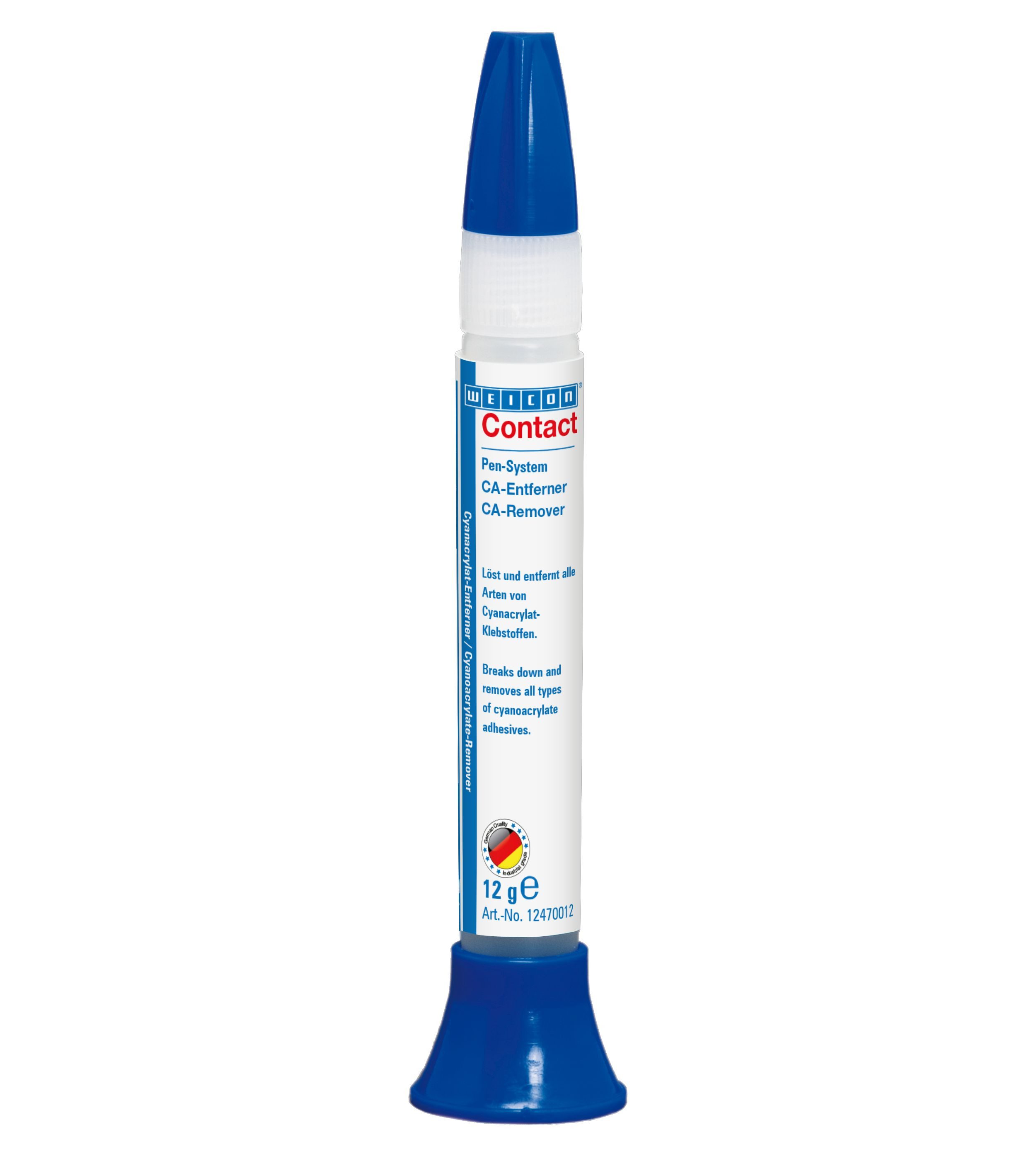WEICON Клей момент Клеиntferner für Cyanacrylat-Klebstoffe, (Flasche), nicht leicht entzündlich, hoher Flammpunkt >120 °C