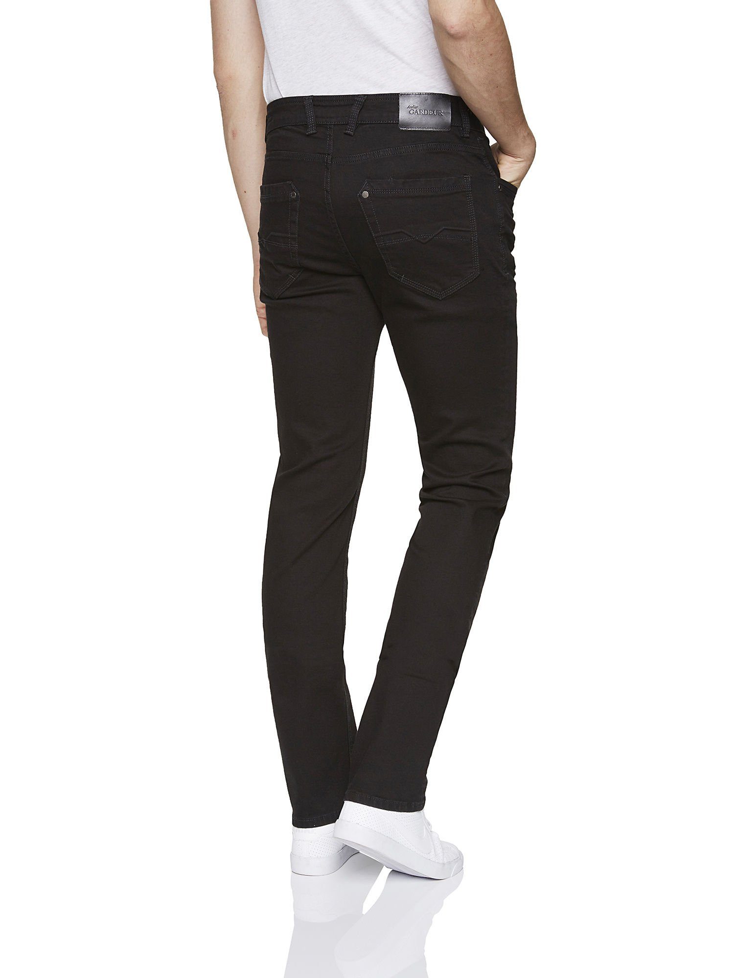 SUPERFLEX GARDEUR BATU black GARDEUR 5-Pocket-Jeans ATELIER - 0-71001-799 Atelier