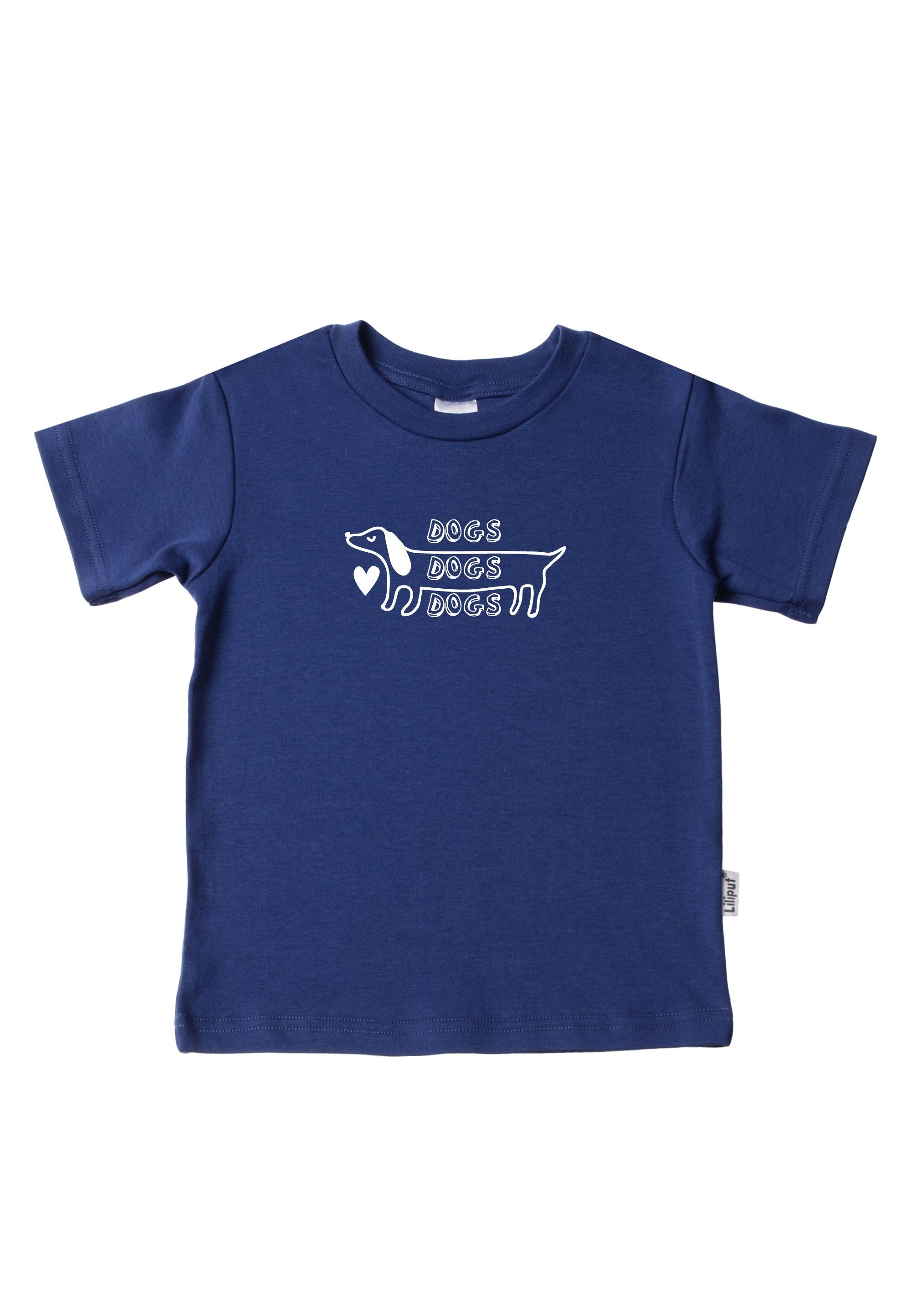 Dackel Liliput T-Shirt mit niedlichem Frontprint (2-tlg)