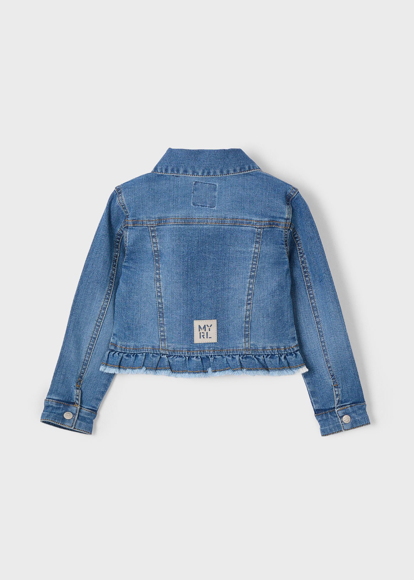 Mayoral Jeansjacke mit Druckknopfverschluss