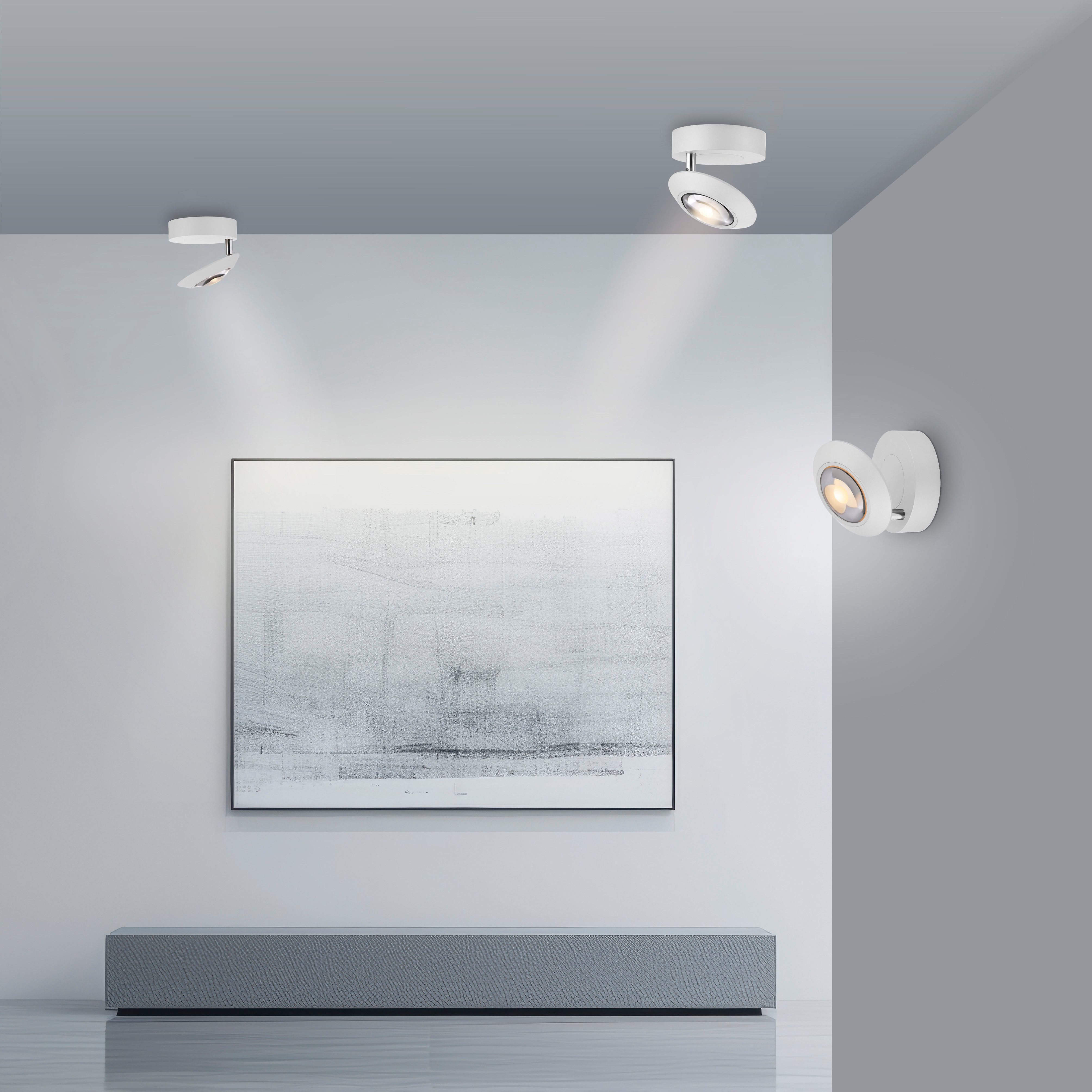 Neuhaus PURE LED Deckenleuchte PURE Oculis, LED fest integriert, Warmweiß, Dimmfähig über separaten Tronicdimmer, dreh- & schwenkbar
