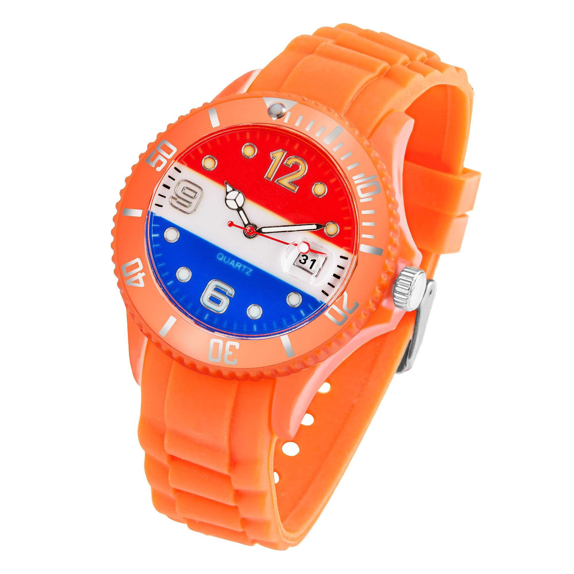 Taffstyle Quarzuhr Fußball WM Fan Armbanduhr Länderflaggen Silikonuhr Quarz Unisex, (Sportliche Fußballuhr mit Länderflaggen und flexiblem Silikonarmband), ideal auch als Geschenk