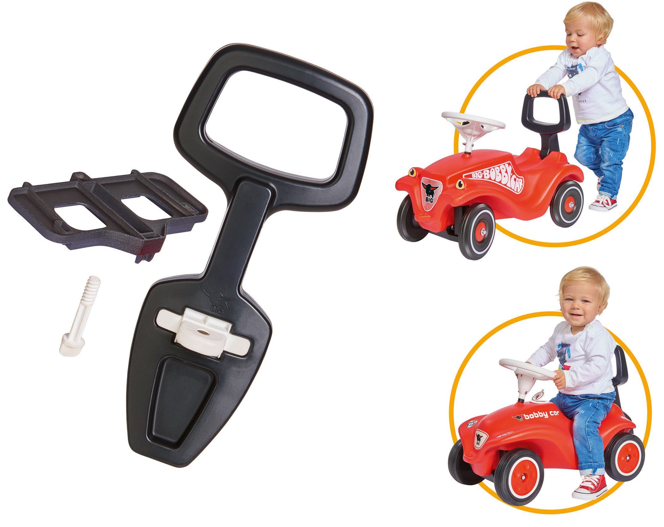Kinderfahrzeug Lauflernhilfe BIG Bobby Car Walker 2in1 Zubehör
