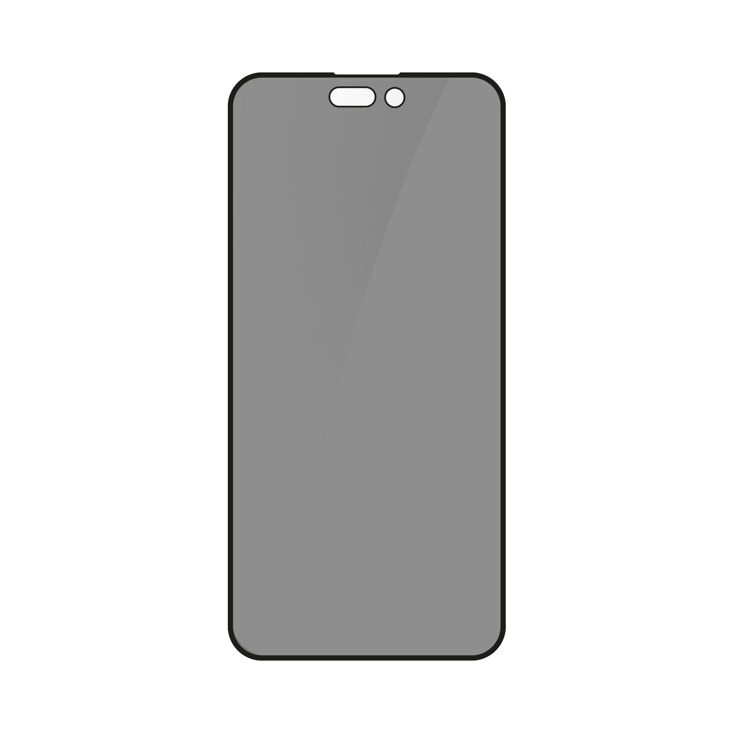 alkaya. Displayschutzglas iPhone 15 Plus/16 Plus Displayschutzglas Privacy, Panzerglas für iPhone 15 Plus, iPhone 16 Plus, Displayschutzfolie, Schutzfolie, 9H Härtegrad