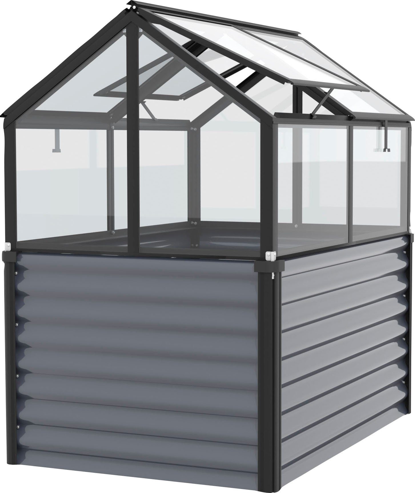 Vitavia Hochbeet Zola, BxTxH: 89x127x135 cm, ESG, granit/schwarz