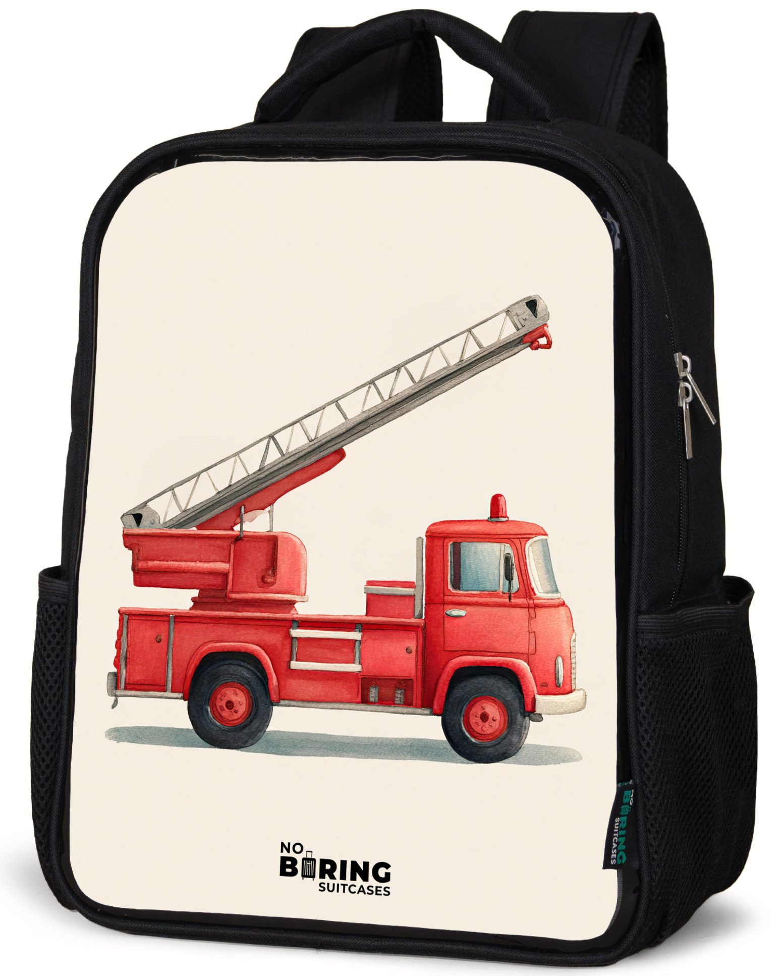 Rucksack Feuerwehrauto - Signiert - Rot