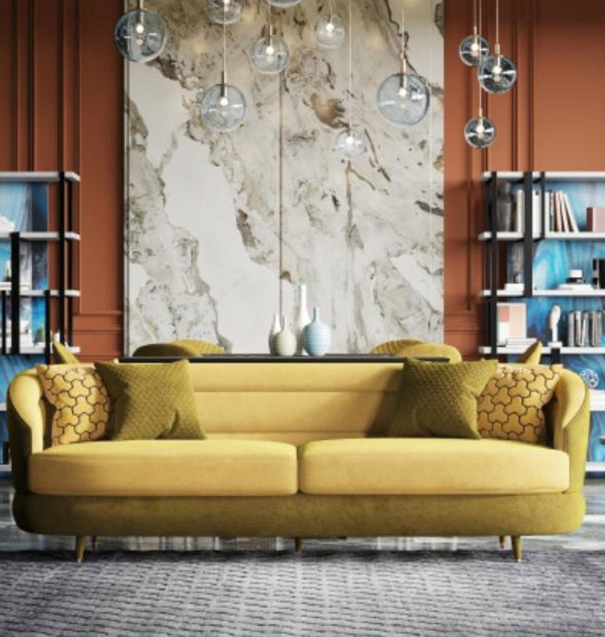 Xlmoebel Sofa Hochwertiges modernes Sofa in elegantem Design und bequemer Polsterung, Hergestellt in Europa