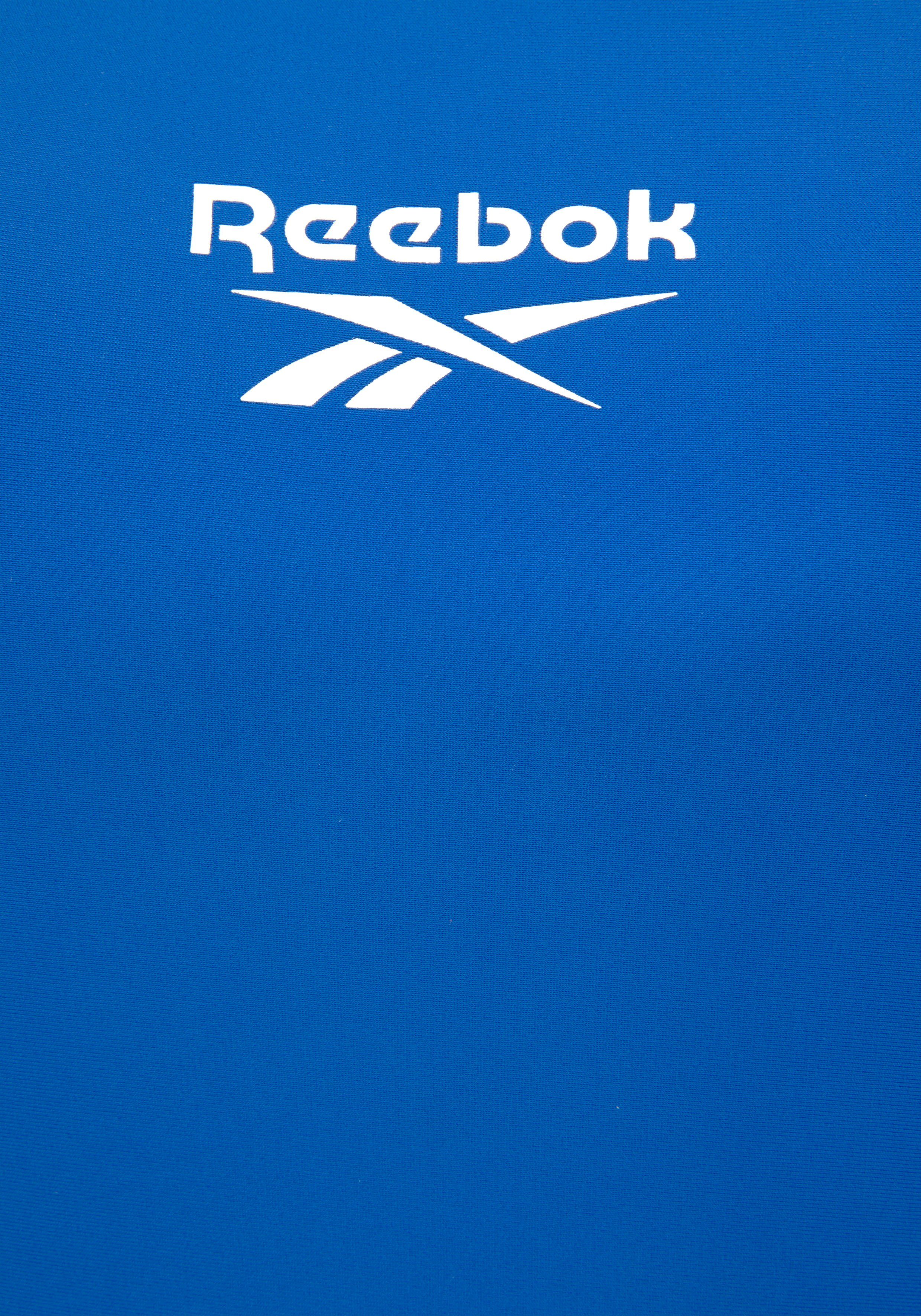 Reebok Badeanzug "Adelia" Racer-Back Cut Out, sportlich, schlicht, bequem, Logo vorne