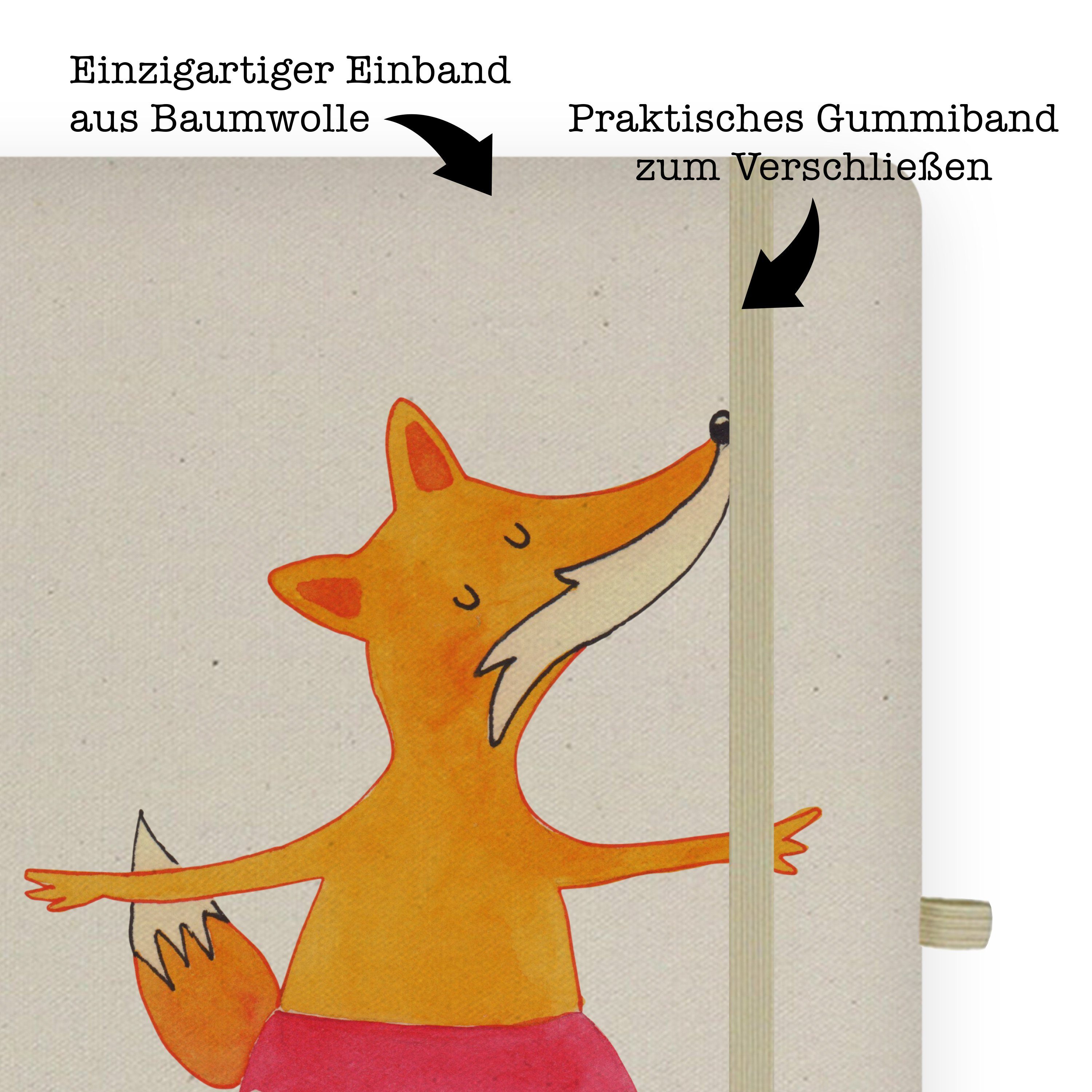 Tagebuch, Balle Panda Transparent & Geschenk, Adressbuch, Mr. Ballerina Fuchs - - Notizbuch Mrs.