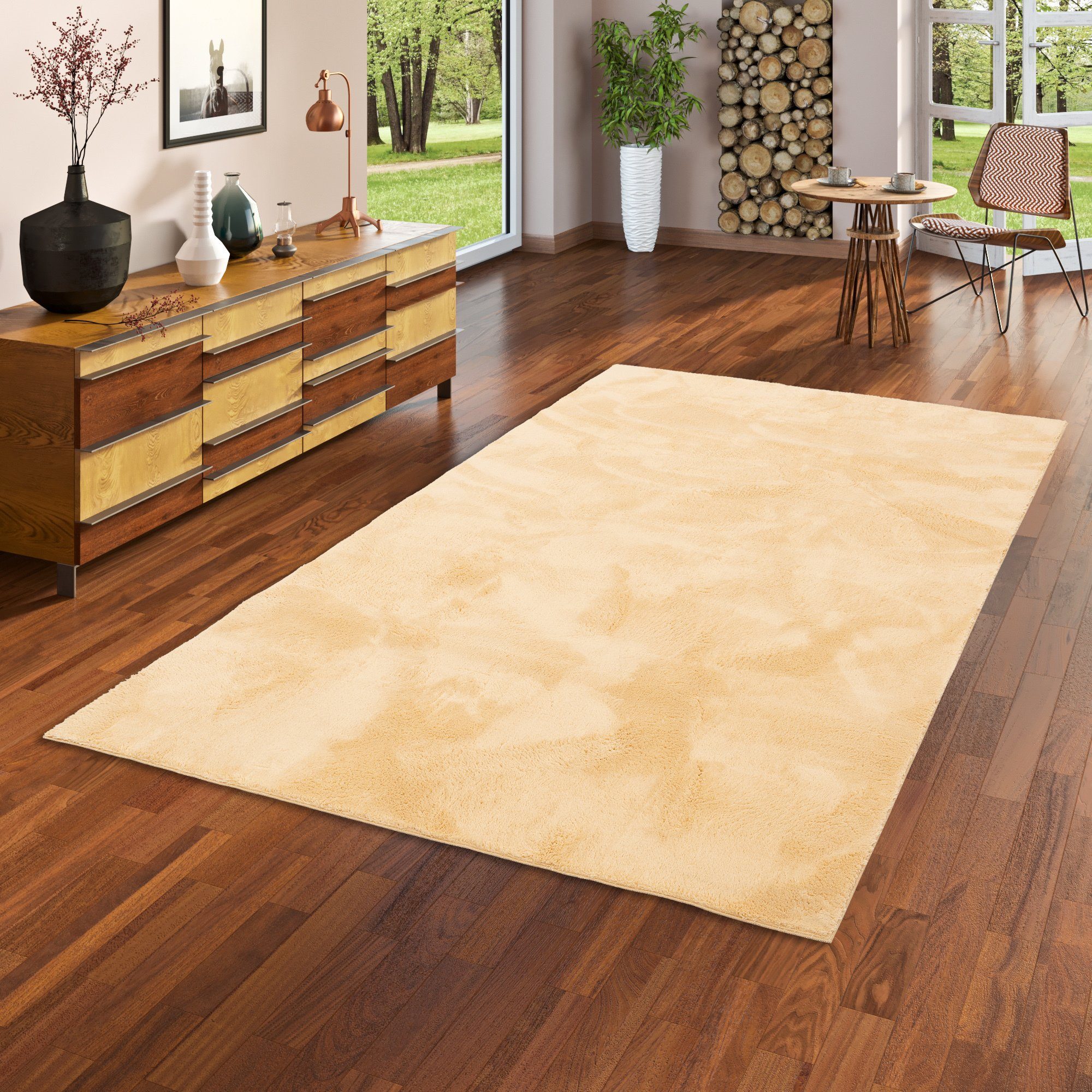 Pergamon Fellteppich Fellteppich Super Soft Pearl, günstig online kaufen