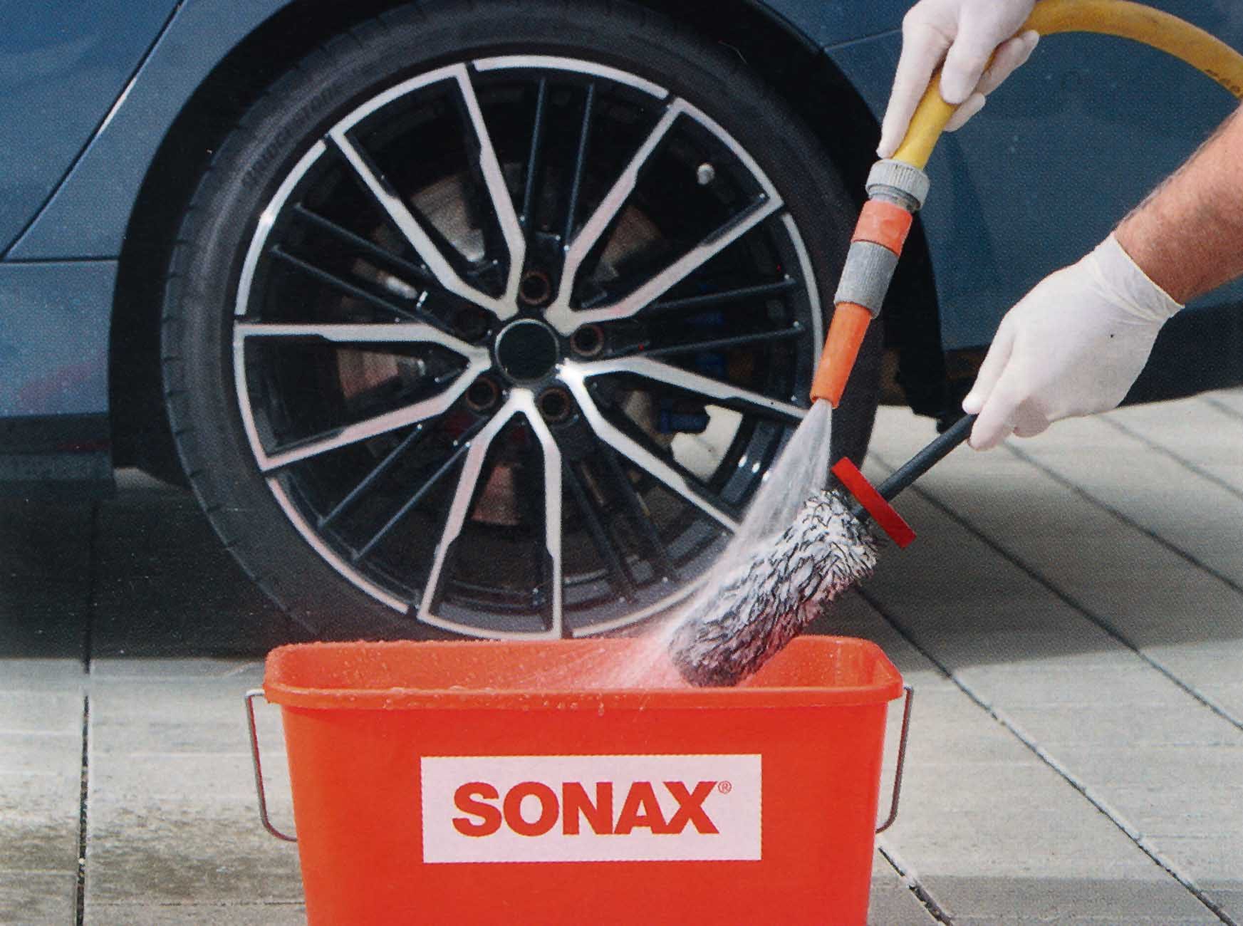 Sonax Felgenbürste Ultra-Microfaser Felgenbürste, Autofelgen, (Radbürste, 1-tlg., schützt vor Kratzern), Auto Felgenbürste