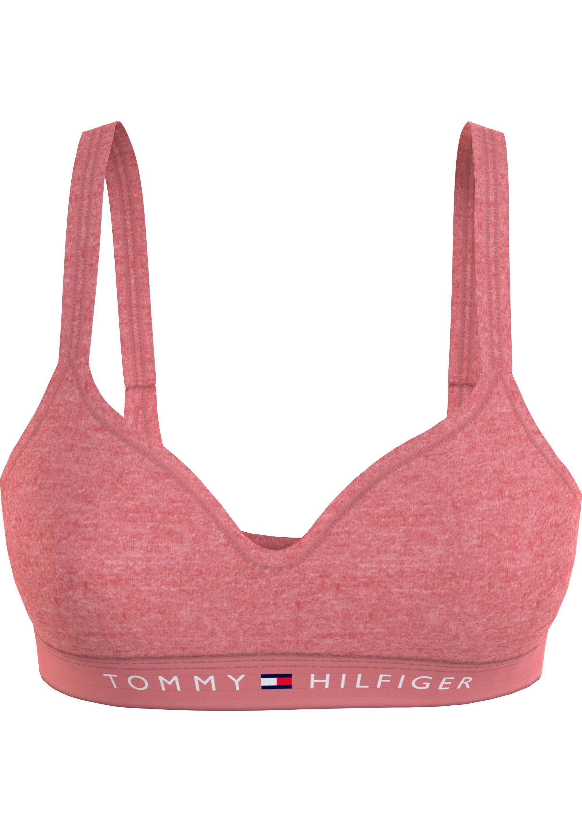 Tommy Hilfiger Underwear Bralette-BH BRALETTE LIFT (EXT SIZES) mit modischem Logobund Flora_Pink_Heather