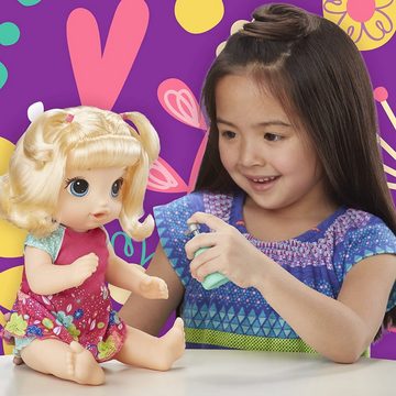 Hasbro Babypuppe Baby Alive - Töpfchentanz (Blondhaarig), Funktionspuppe - kann sprech (Spar-Set), mit lebensechten Funktionen