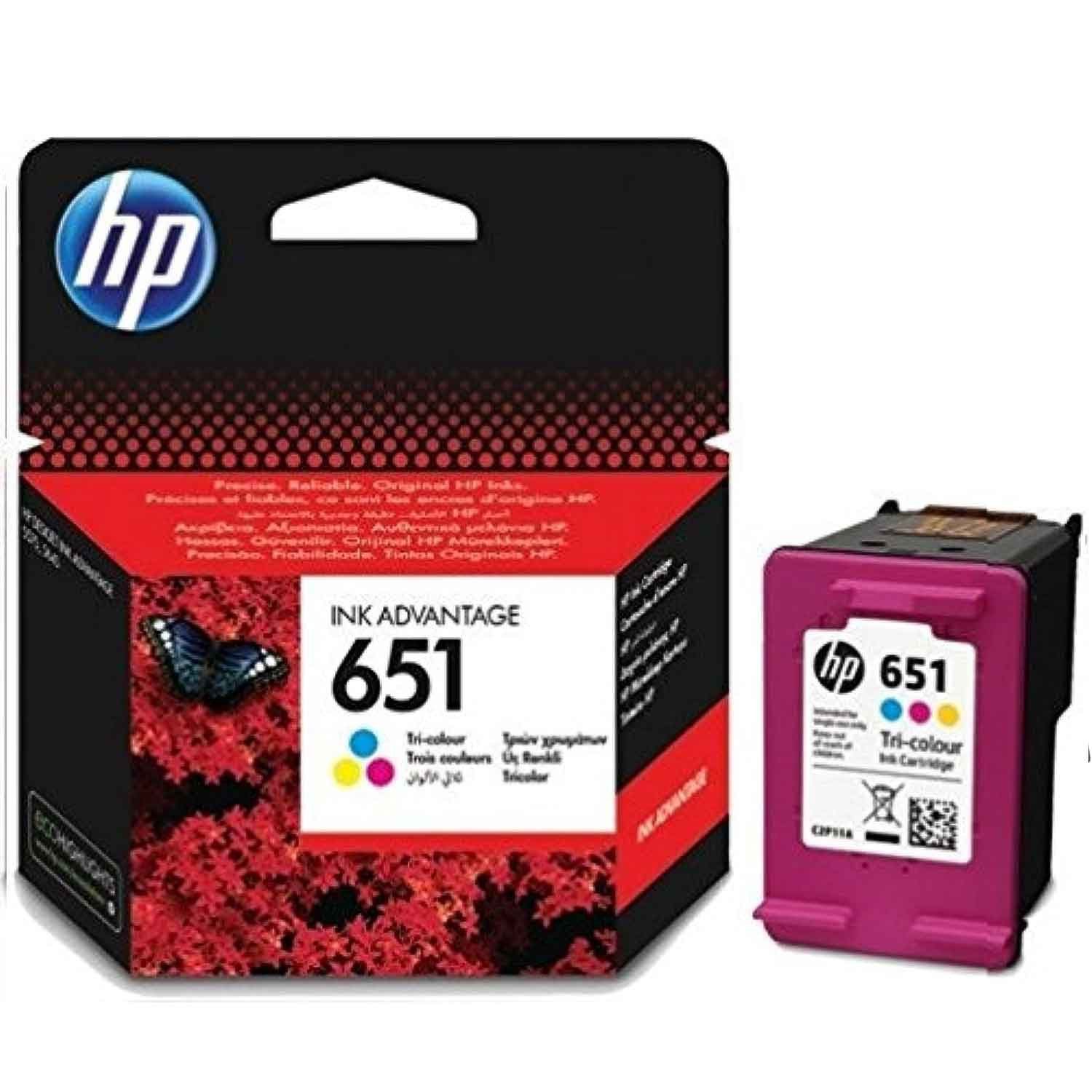 HP 651 Tintenpatronen Multipack 3-farbig Tintenpatrone