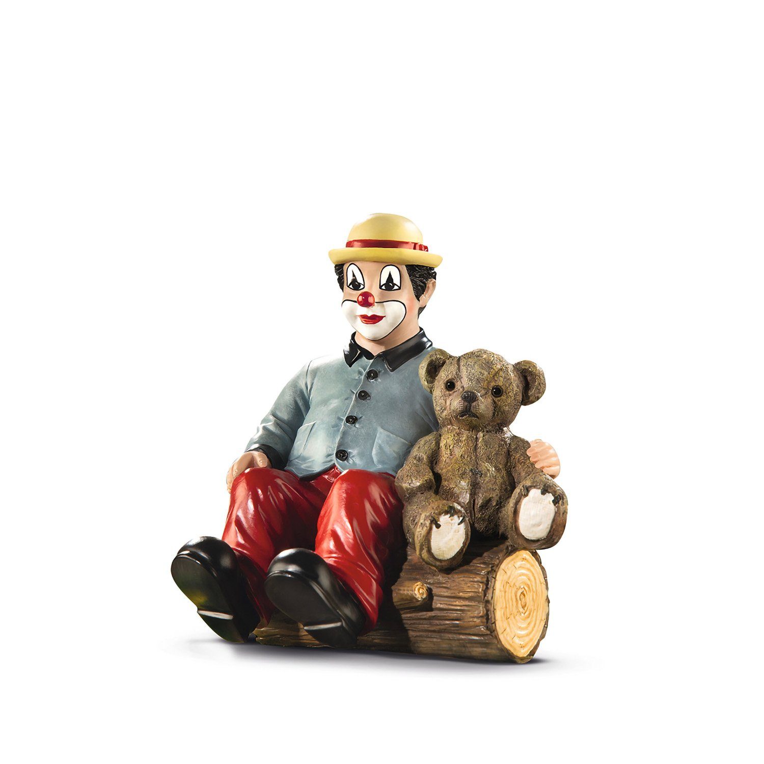 GILDE Dekofigur Gildeclowns Figur Zwei bärenstarke Freunde - mehrfarbig - H. 11,5cm
