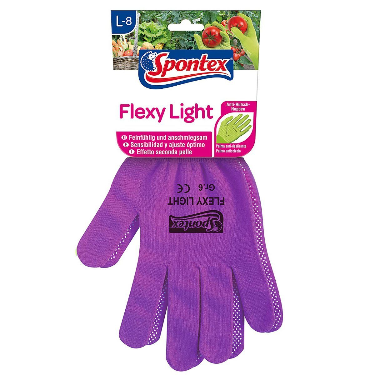 SPONTEX Gartenhandschuhe Aniti-Rutsch Noppen günstig online kaufen