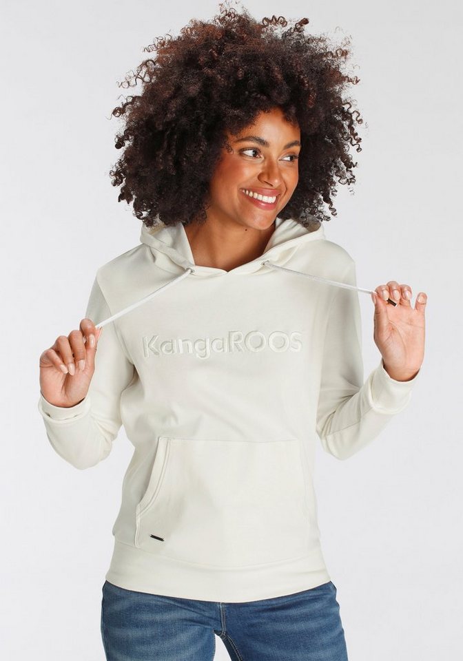 KangaROOS Kapuzensweatshirt mit großer Logo-Stickerei - NEUE KOLLEKTION