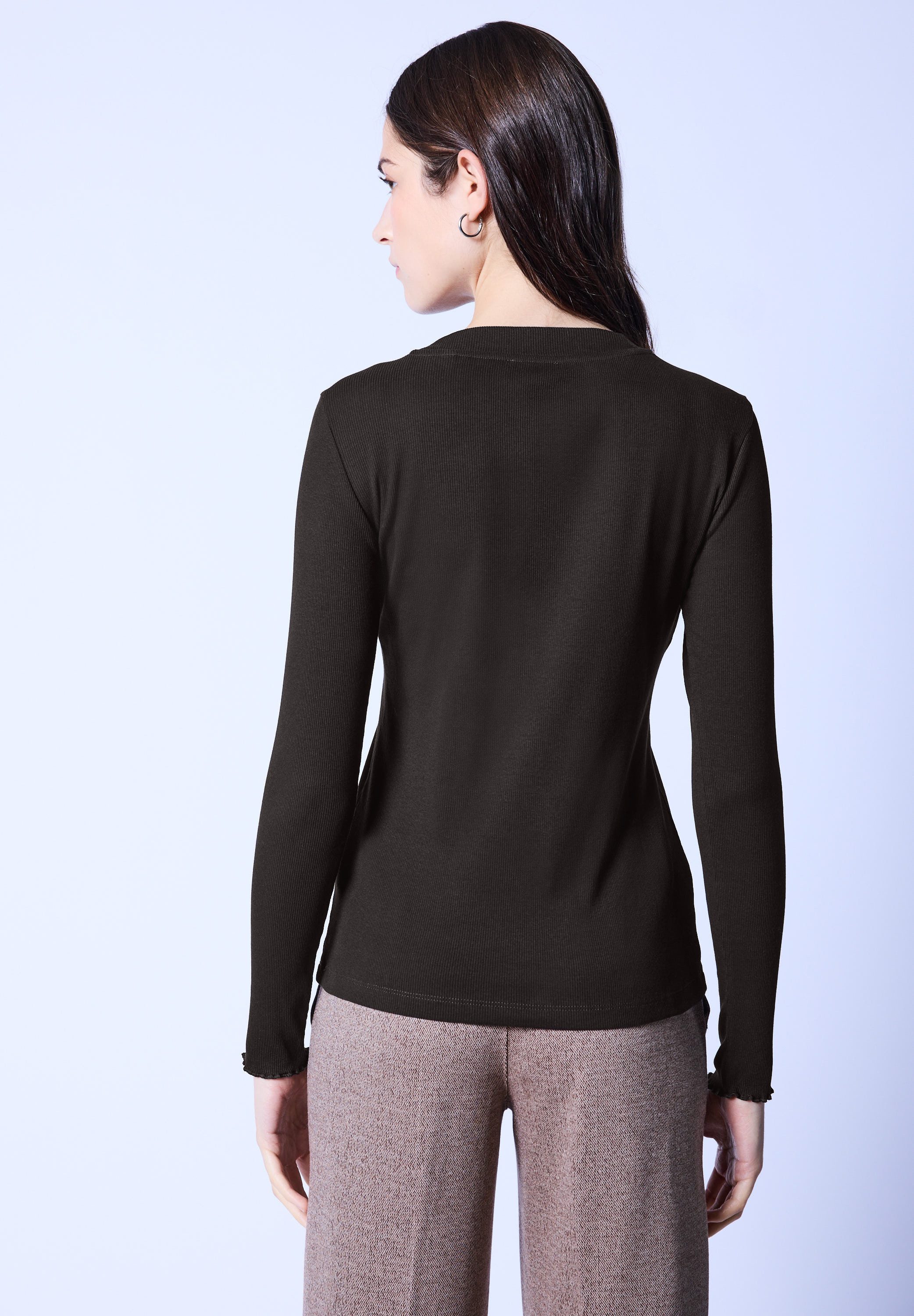 STREET ONE STUDIO Langarmshirt Rundhalsausschnitt günstig online kaufen