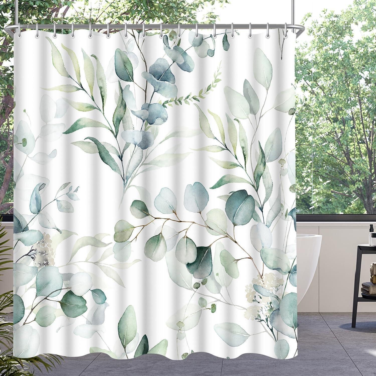 LuxusKollektion Duschvorhang Duschvorhang 120x180cm Blatt Multi 186 H180 x B120 cm (1er Pack) Breite 120 cm