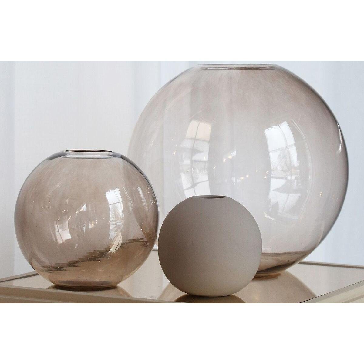 Design Ball (10cm) Dekovase Vase Sand Cooee
