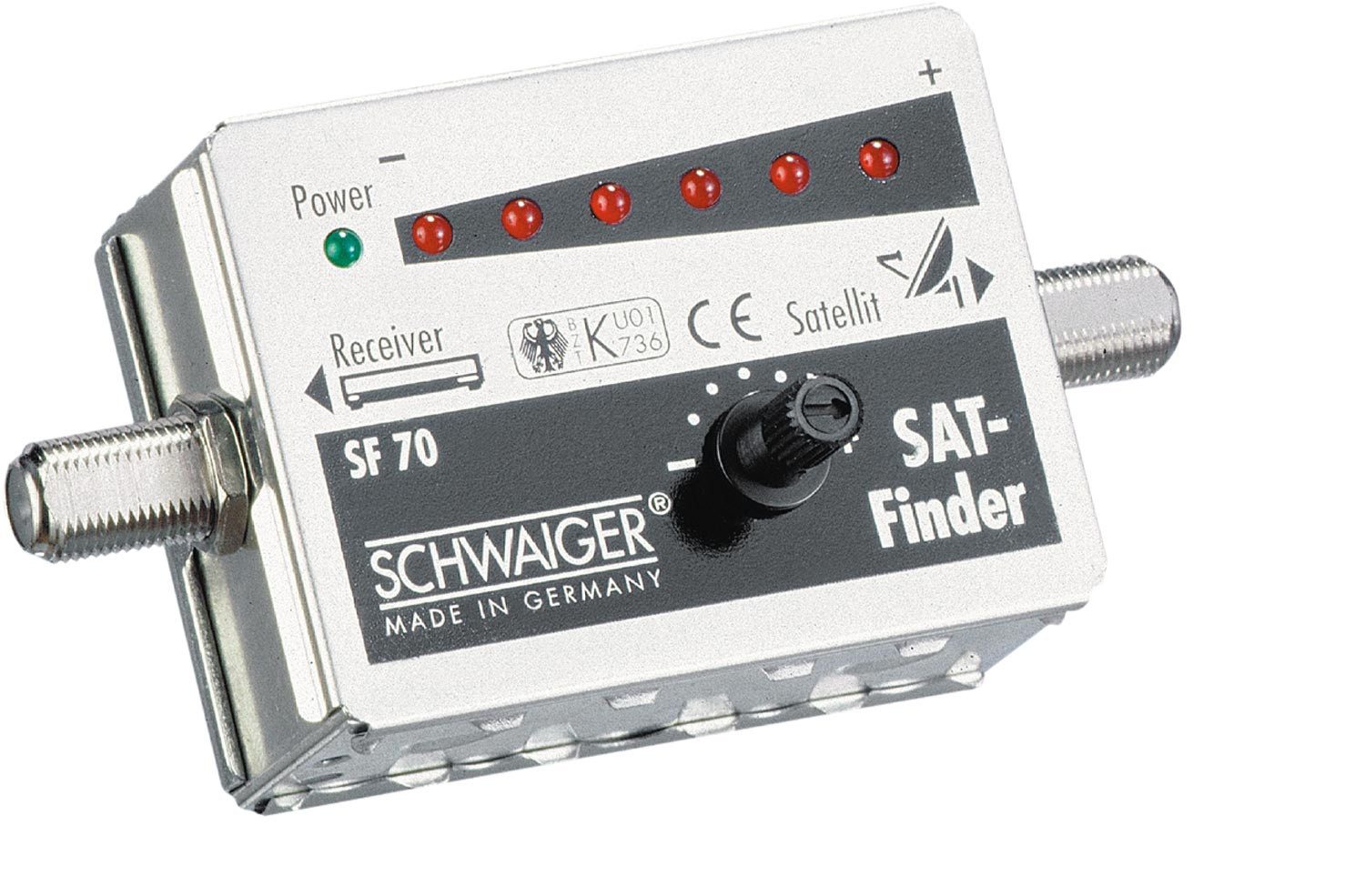 Schwaiger Satfinder SF70 531 (besonders für ASTRA und EUTELSAT geeignet, Stromversorgung über angeschlossenen Receiver)