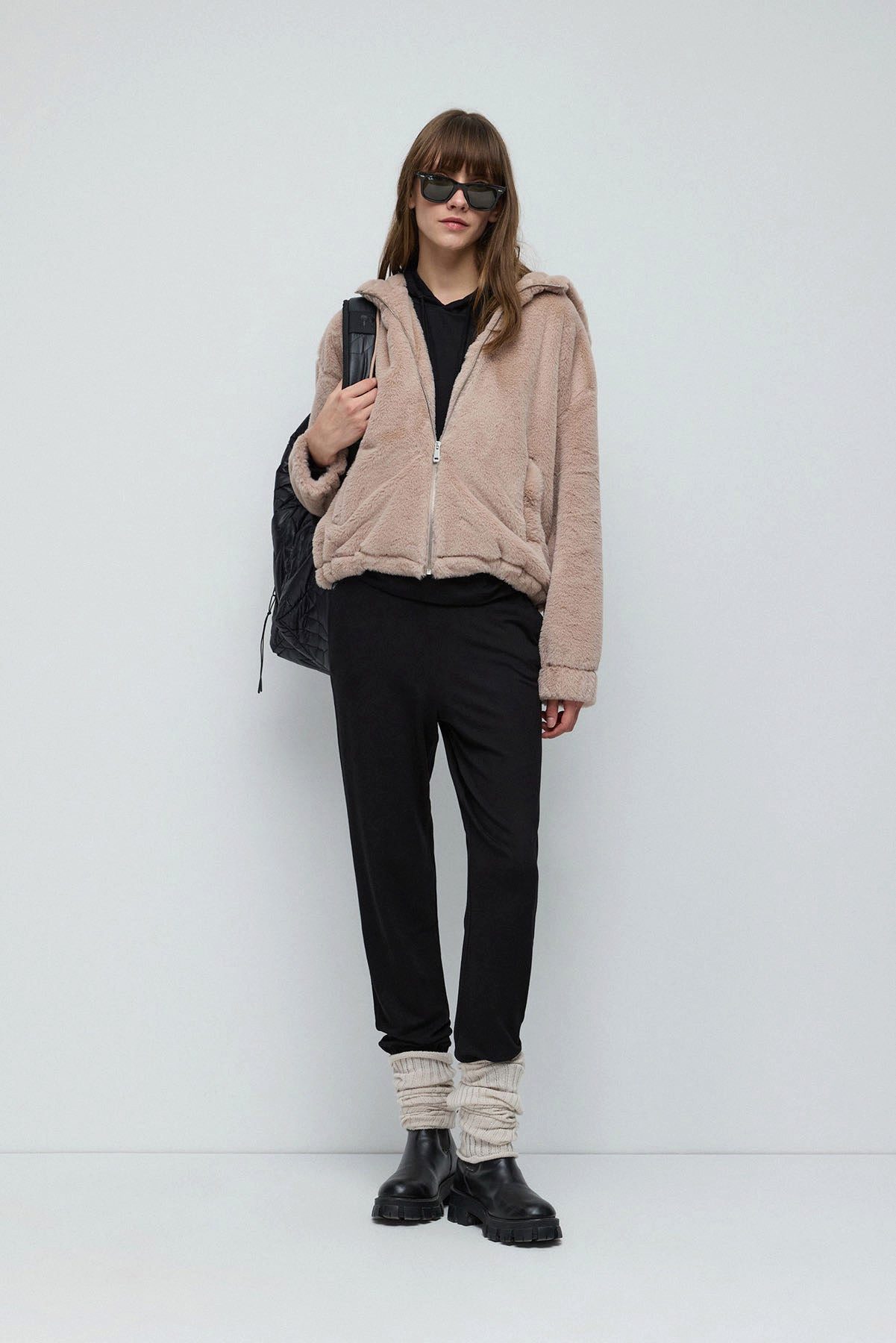No Matter What Windbreaker Fleecejacke mit Reißverschluss