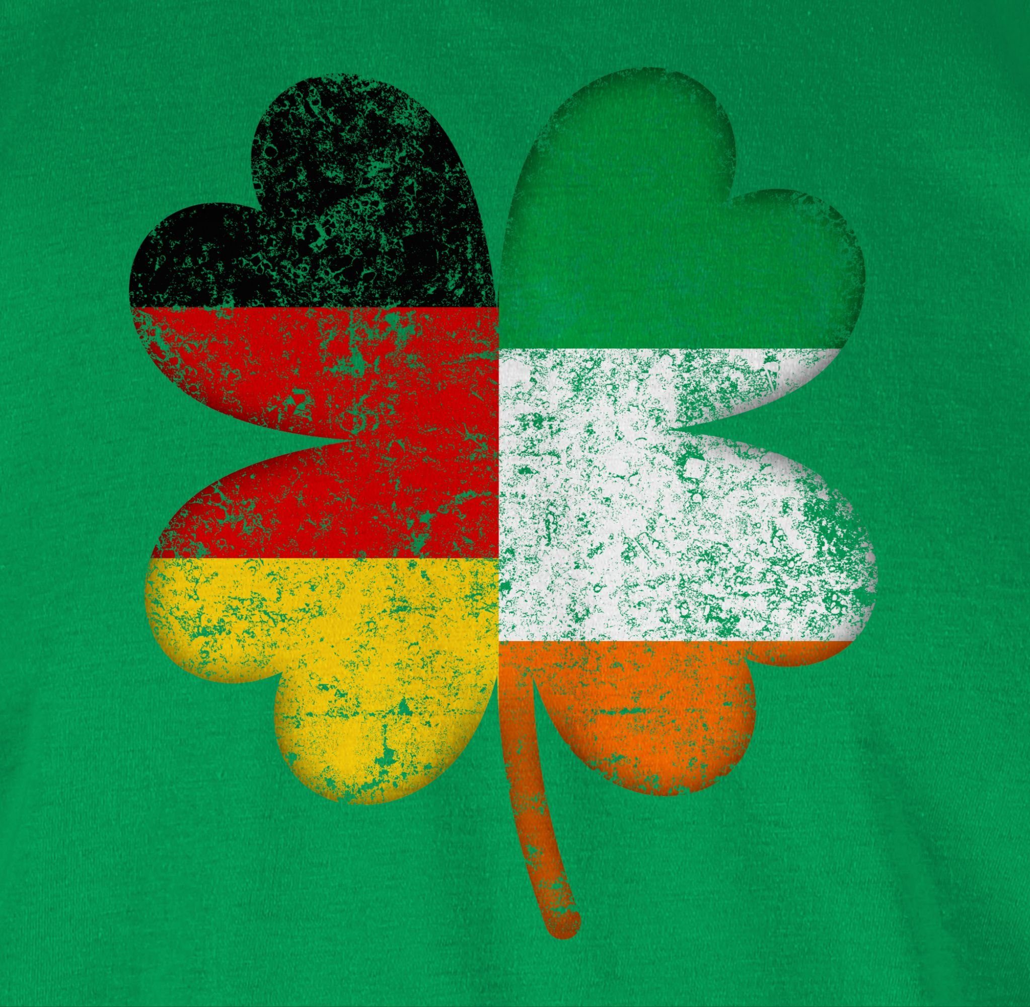 Day St. Deutschland Kleeblatt 2 Grün Patricks Shirtracer T-Shirt Irland