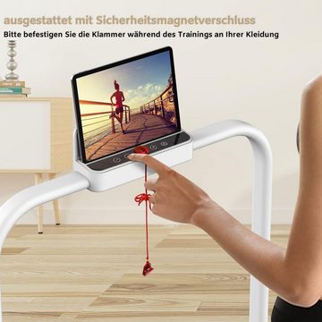 Sinaopus Laufband LB01, 2-in-1 Faltbares Laufband,für zuhause klappbar, Fitnessgerät mit LED Display, 1-10KM/H Treadmill
