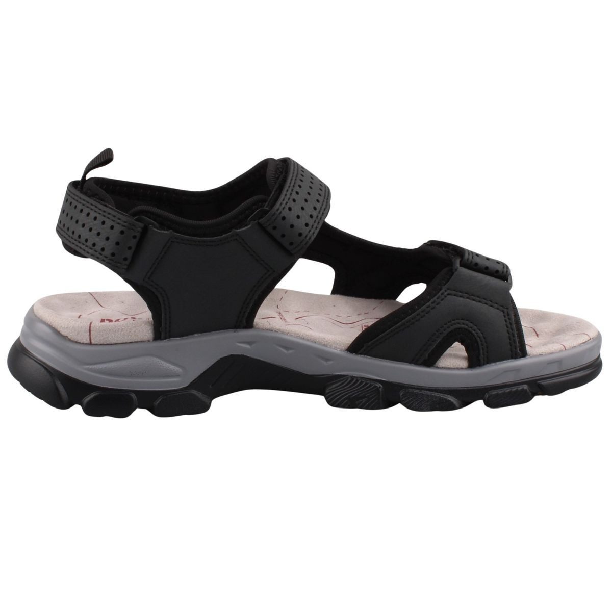 Dockers by Gerli 54IS001-600100 Sandale Outdoor-Sommerschuh mit verstellbaren Klettverschlüssen