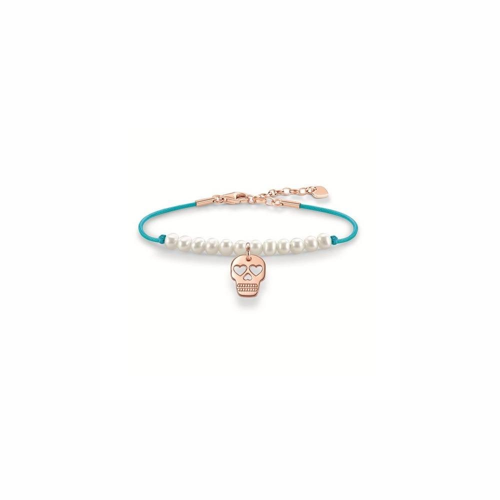 THOMAS SABO Armreif Thomas Sabo Modeschmuck Armband Damen Armreif Totenkopf LBA0079-904-14