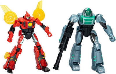 Hasbro Actionfigur Transformers EarthSpark, Cyber-Combiner, Terran Twitch und Robby Malto