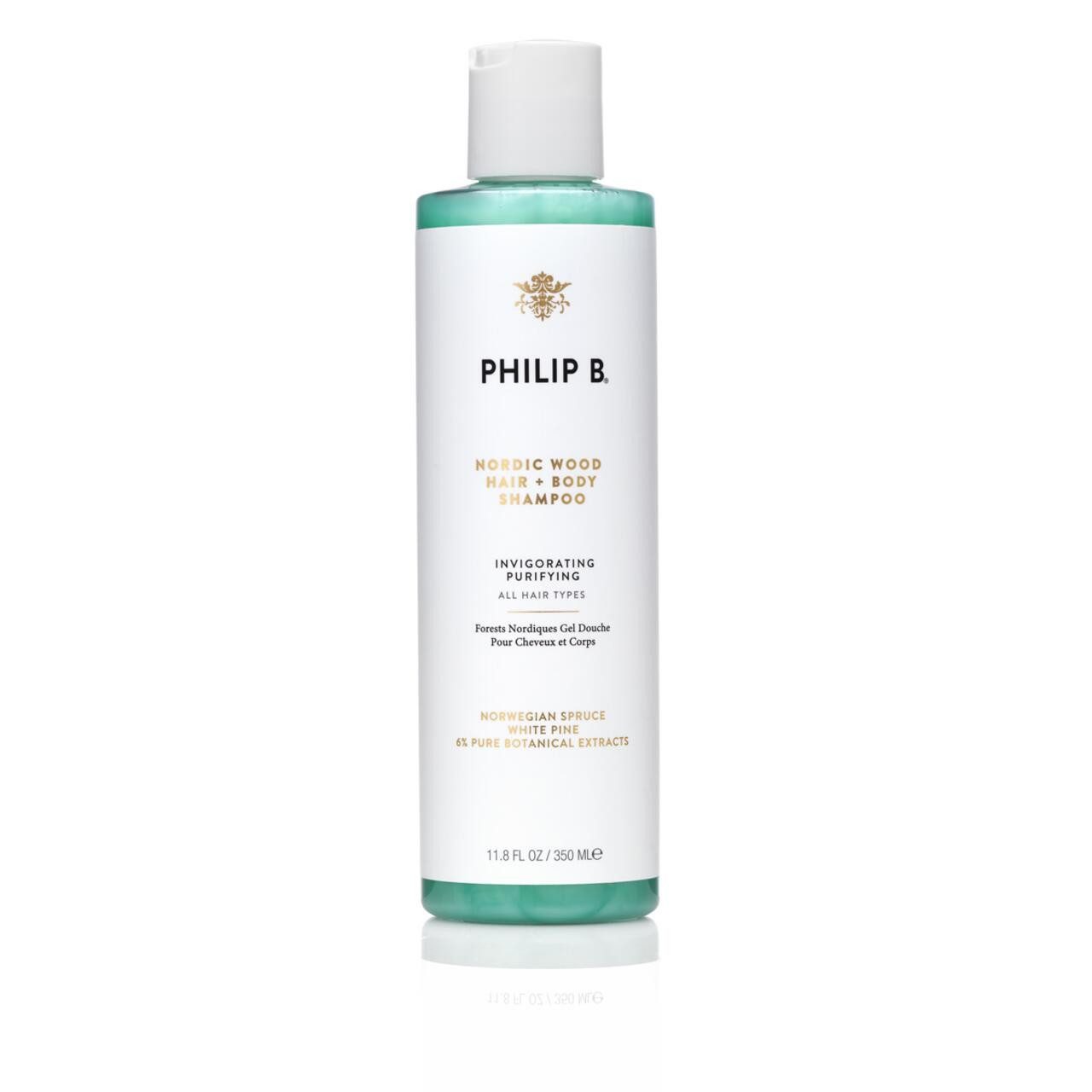 Philip B Haarshampoo Nordic Wood Hair & Body Shampoo, Alle Haartypen