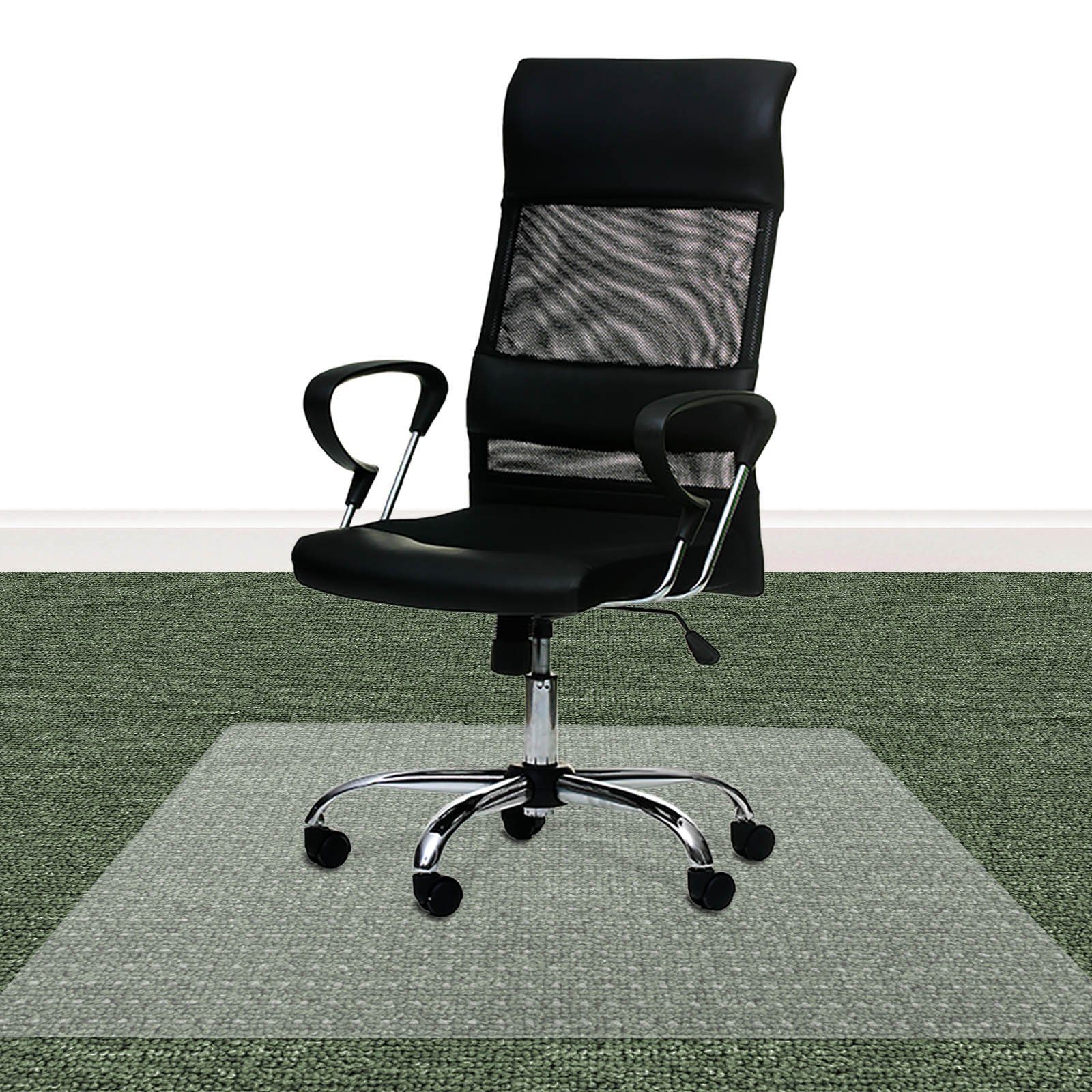 Bodenschutzmatte PET, transparente Nova ECO-MAT, recyclebar Stuhlmatte aus Teppichböden, für Forma