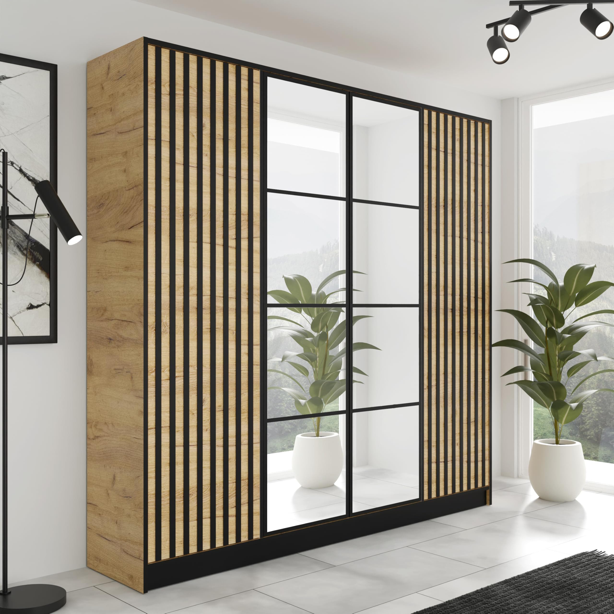 KIER FURNITURE Schiebetürenschrank EDEN 206.4 x günstig online kaufen