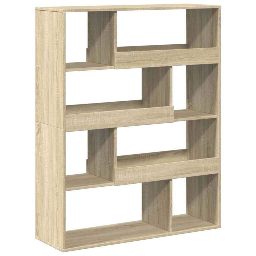 vidaXL Bücherregal Raumteiler Sonoma-Eiche 100x33x125,5 cm günstig online kaufen