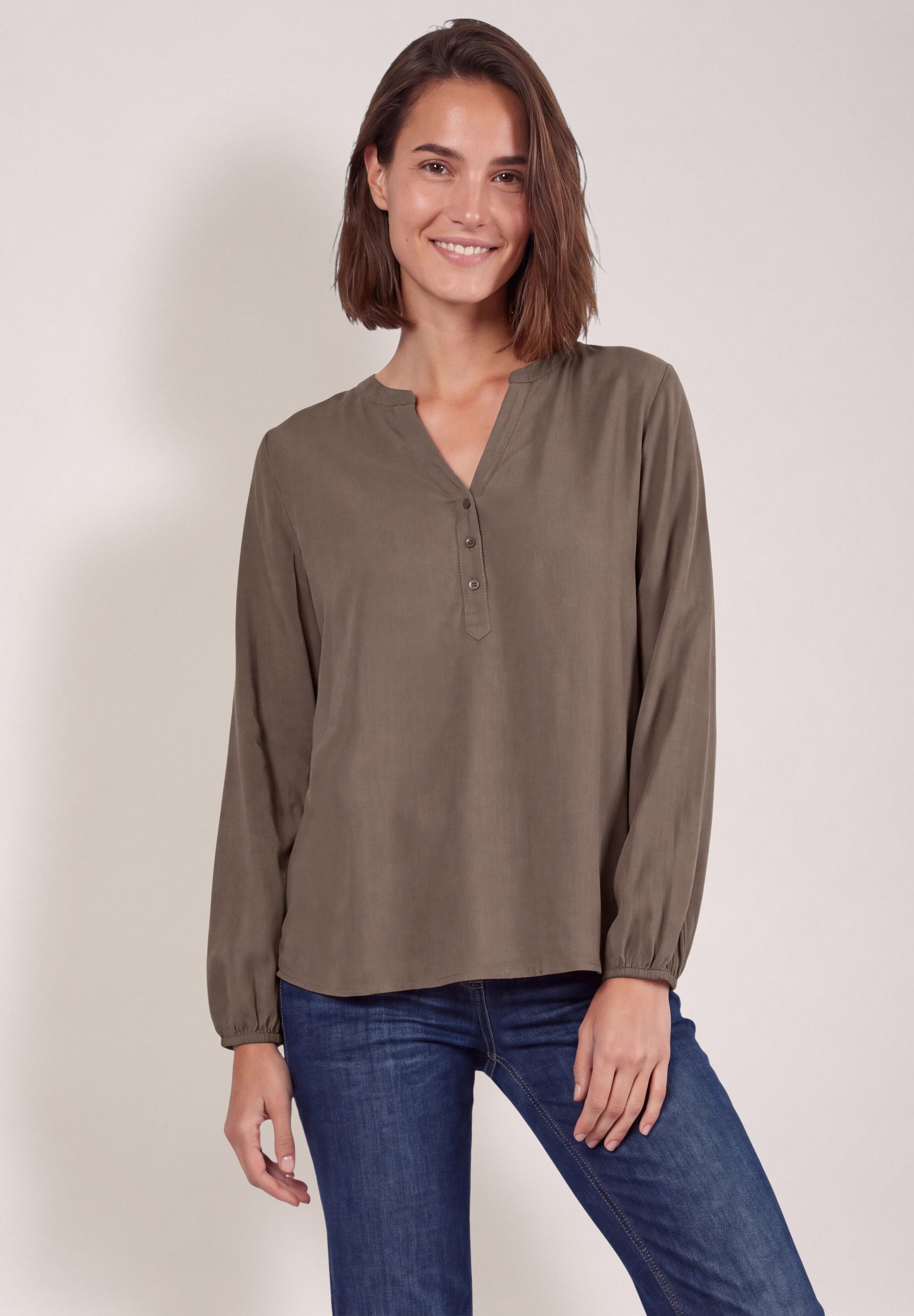 CECIL Shirtbluse aus softer Viskose