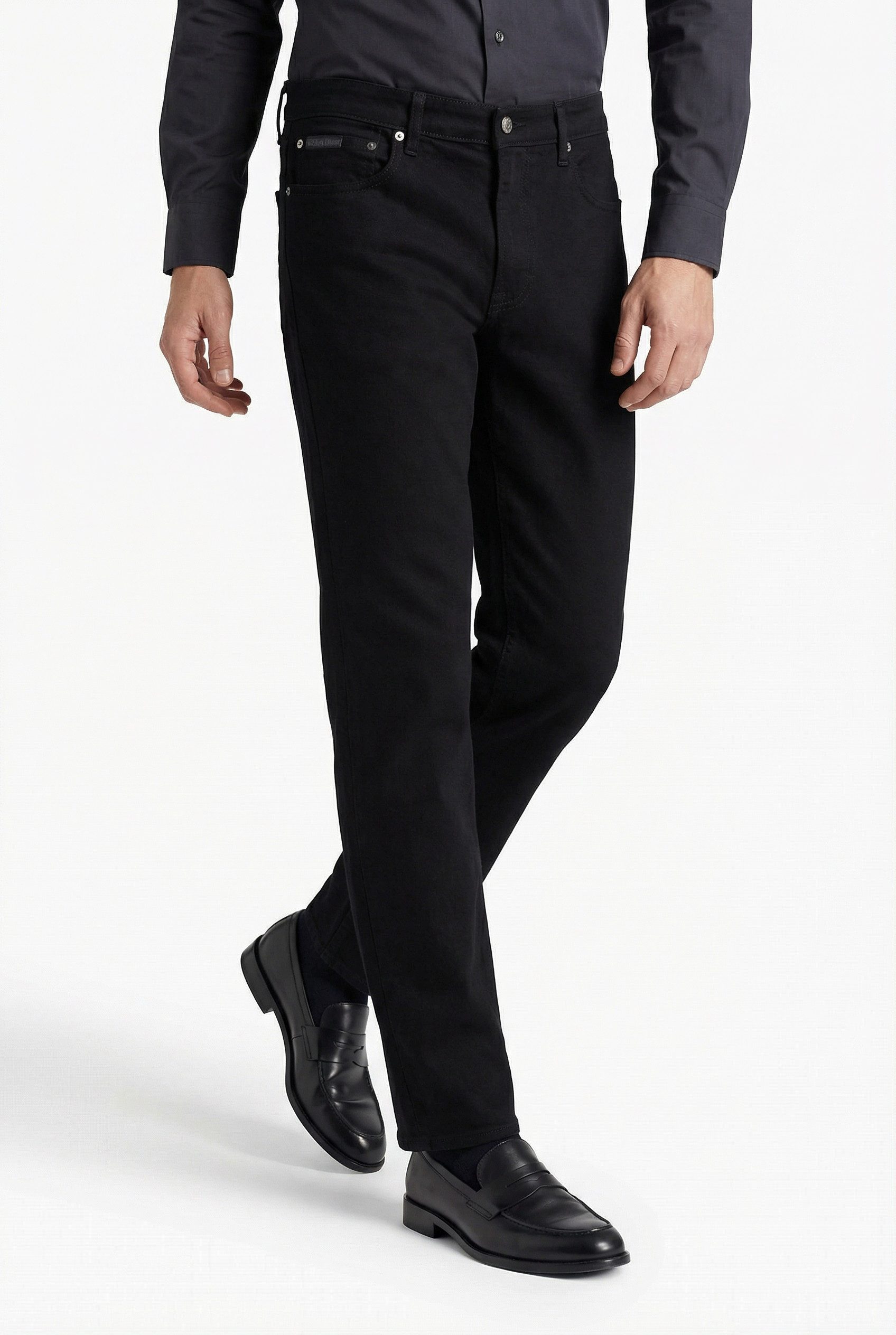 Calvin Klein Jeans Slim-fit-Jeans SLIM TAPER mit Markenlabel