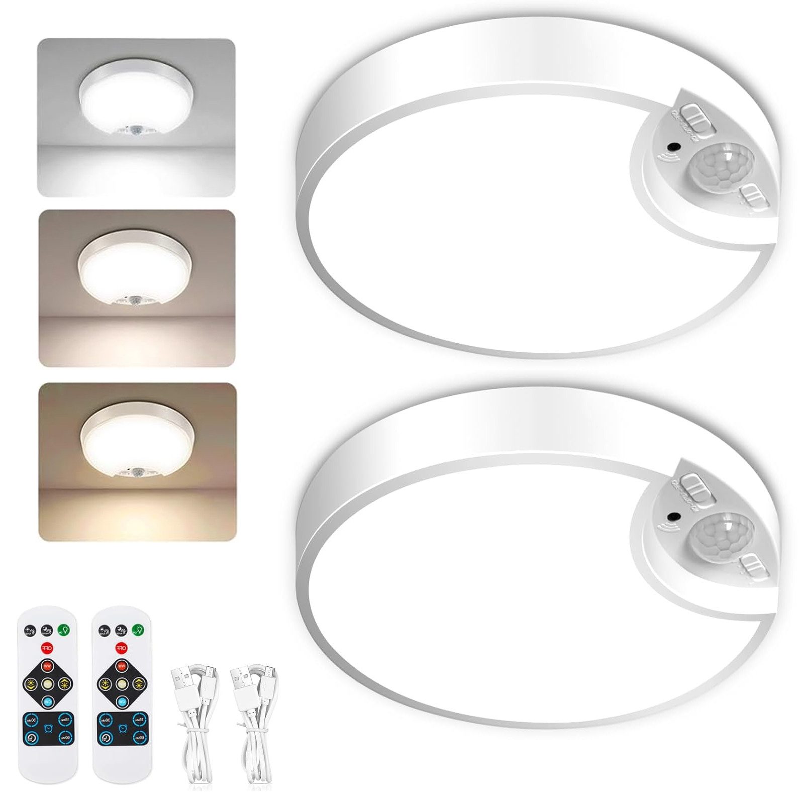 BlingBin LED Deckenleuchte Akku mit Bewegungsmelder, günstig online kaufen