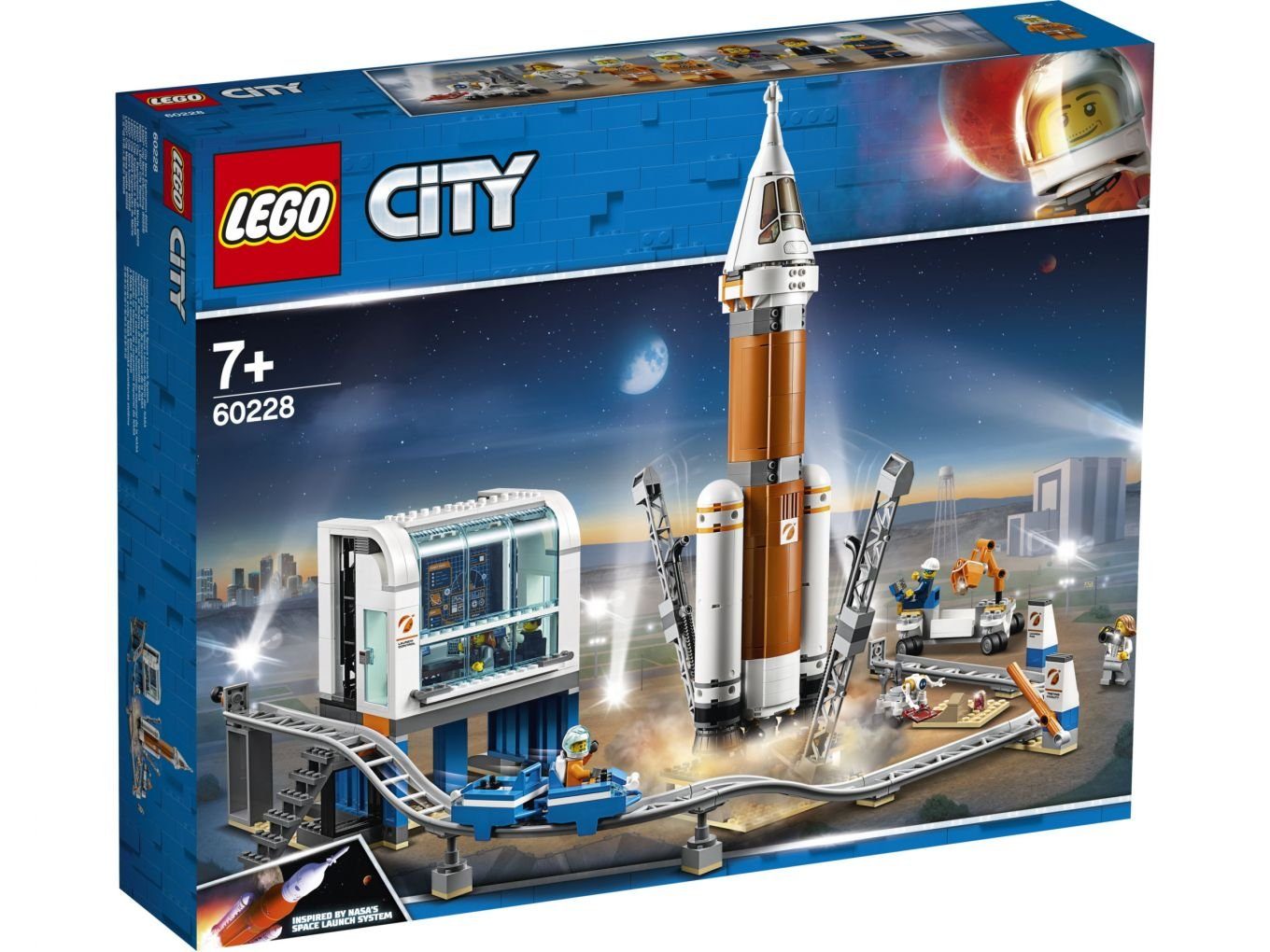 LEGO® Konstruktionsspielsteine City 60228 Mission Weltraum-Forschungsraketen-Kontrollzentrum, St)
